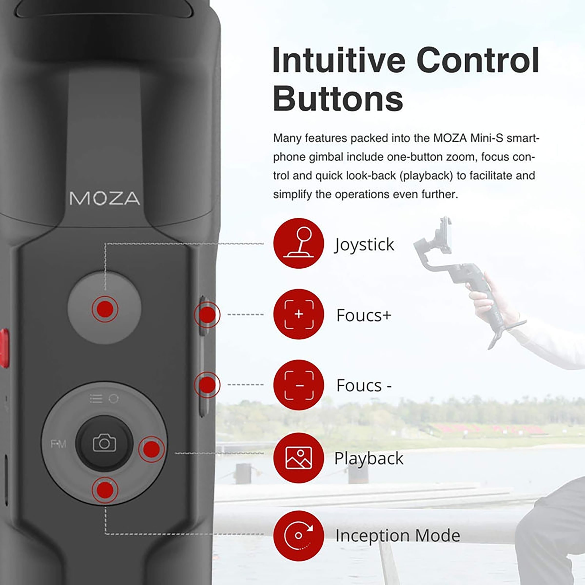 MOZA Mini-S Essential 3-Axis Gimbal for Mobile (Advanced Shooting Modes, Black)_13