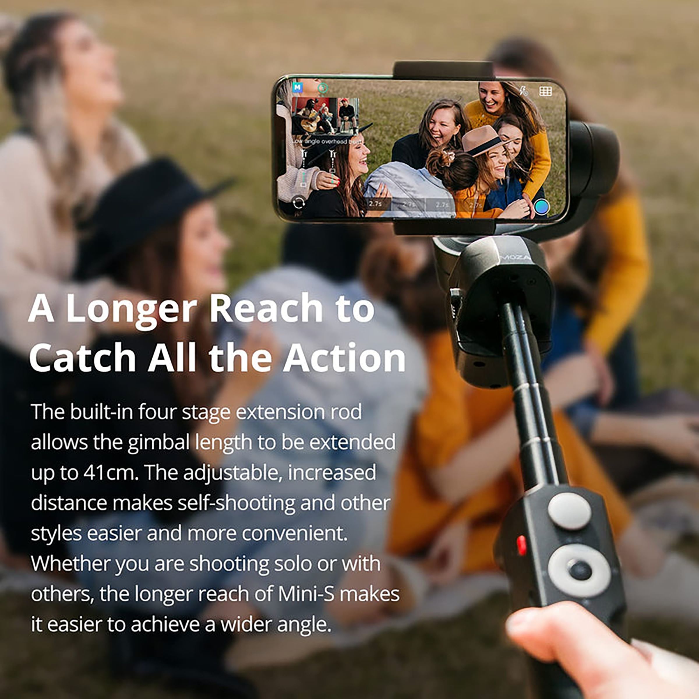 MOZA Mini-S 3-Axis Gimbal for Mobile (Inception Mode, Black) MOZA Mini-S 3-Axis Gimbal for Mobile (Inception Mode, Black)_7