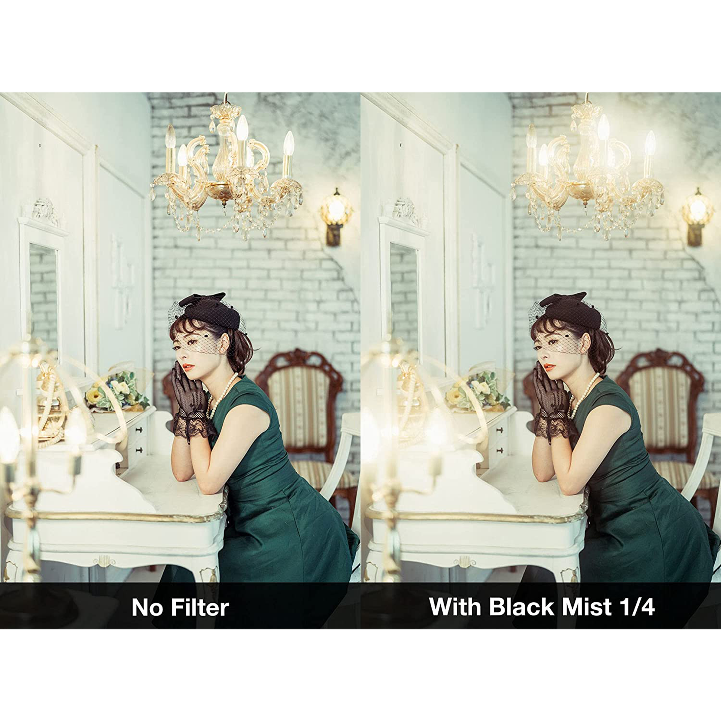 NiSi Black Mist 1/4 77mm Camera Lens Black Mist Filter (Reduces Highlights & Lower Contrast)_7