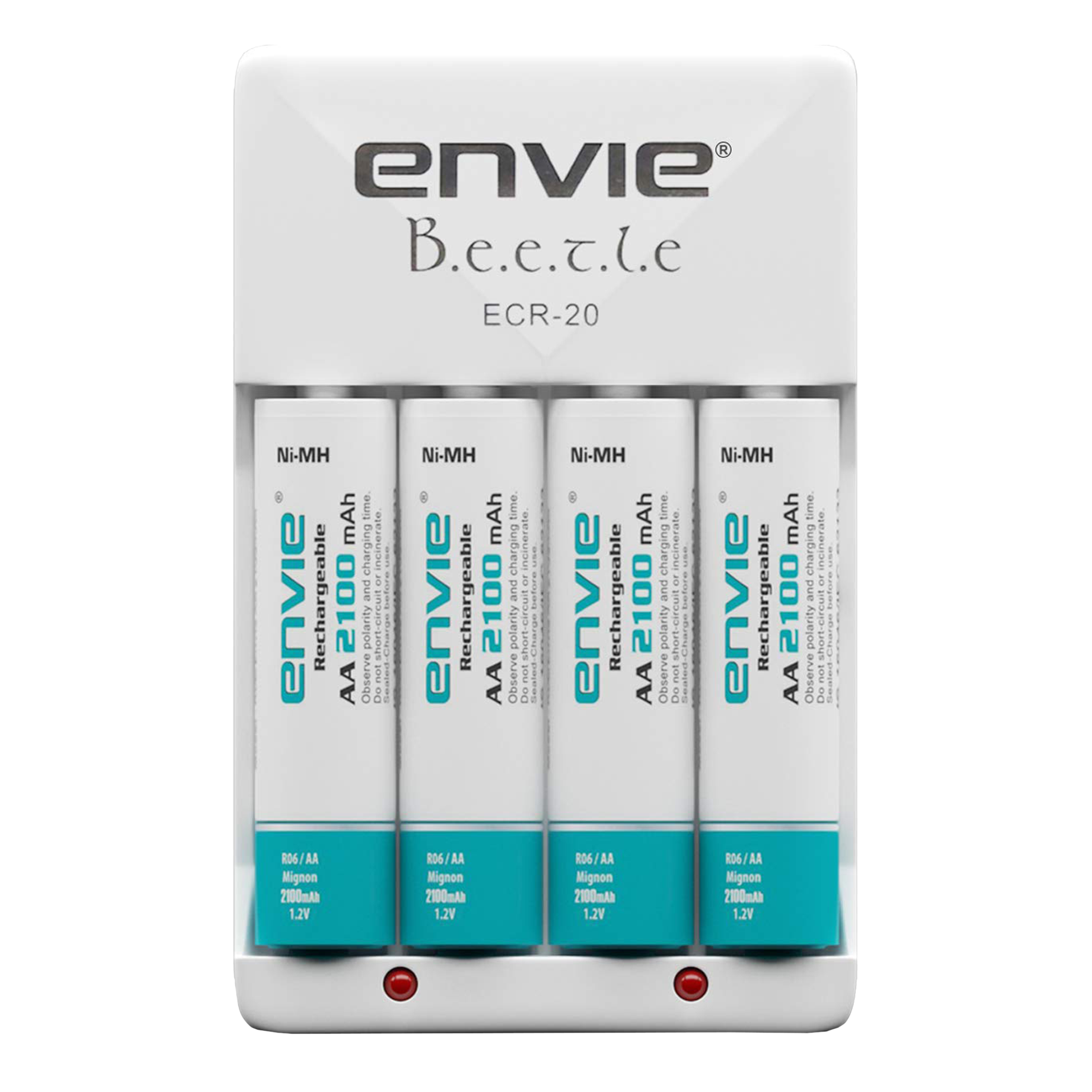 envie Beetle ECR-20 Camera Battery Charger Combo for AA28004PL (4-Ports, Short Circuit Protection)_1