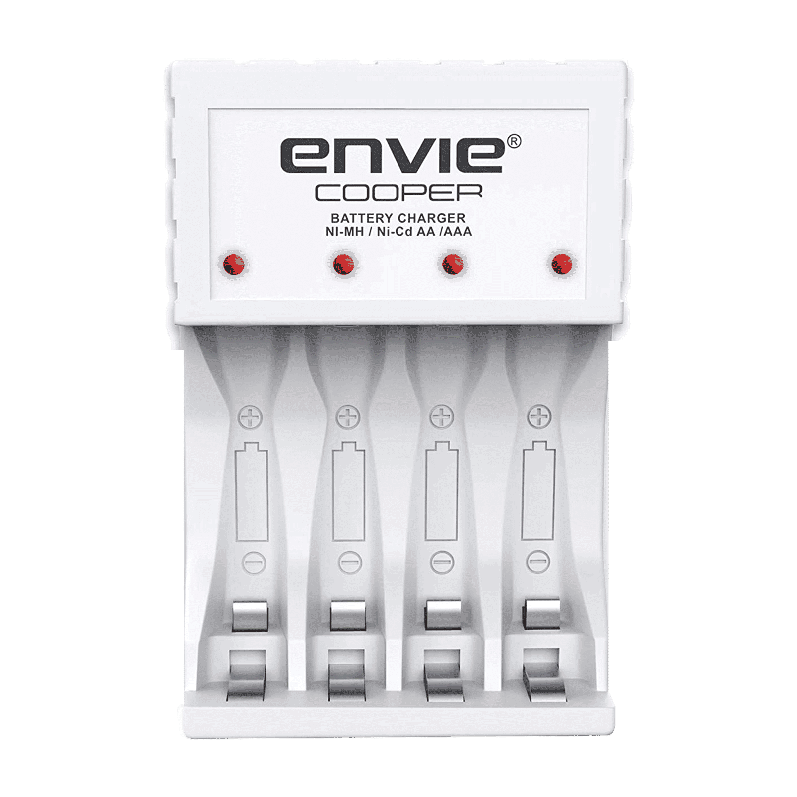 envie Cooper ECR-20 MC Camera Battery Charger Combo for AAA1100 (4-Ports, Short Circuit Protection)_8