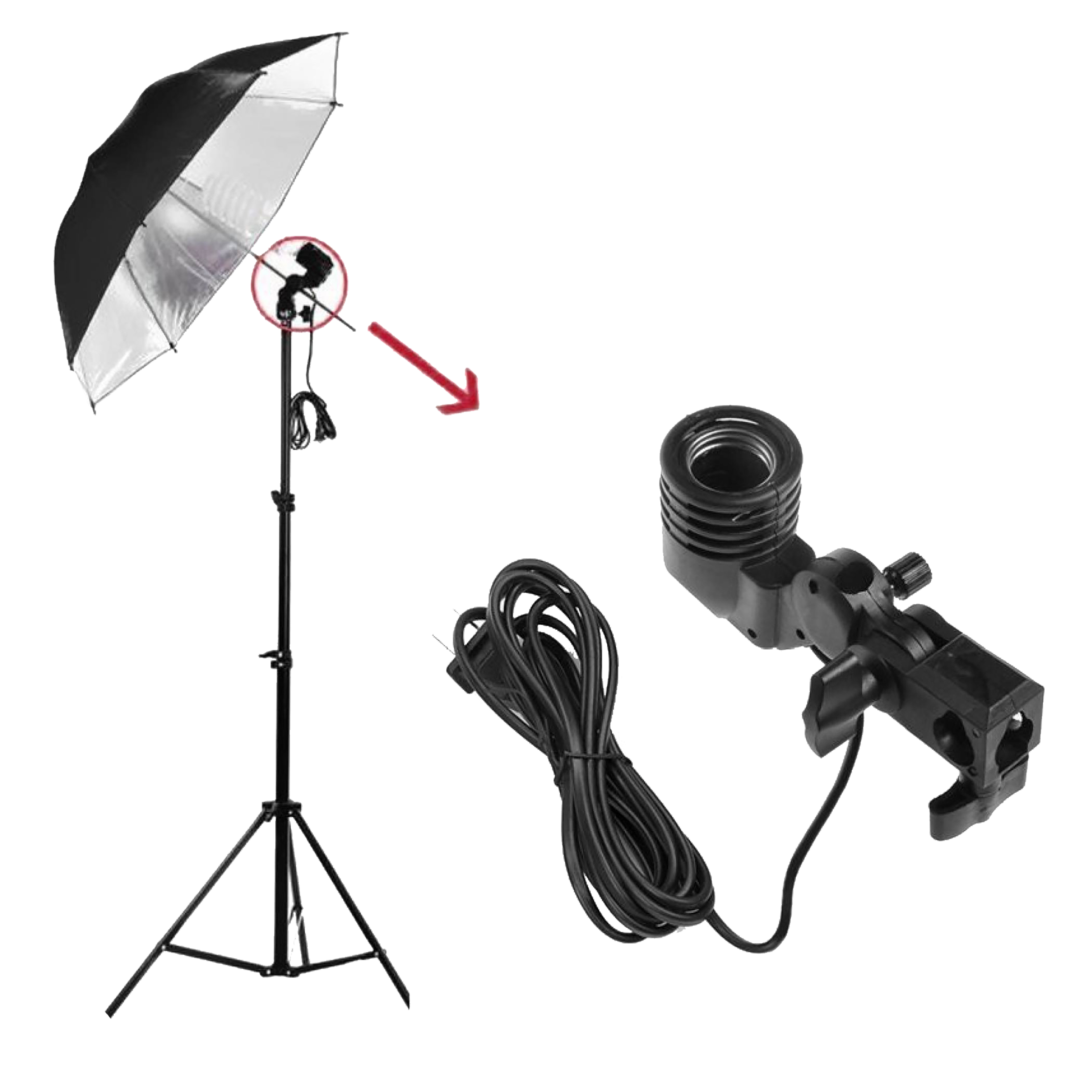 HIFFIN E27 Bulb Holder (Matte Finish, Black)_2