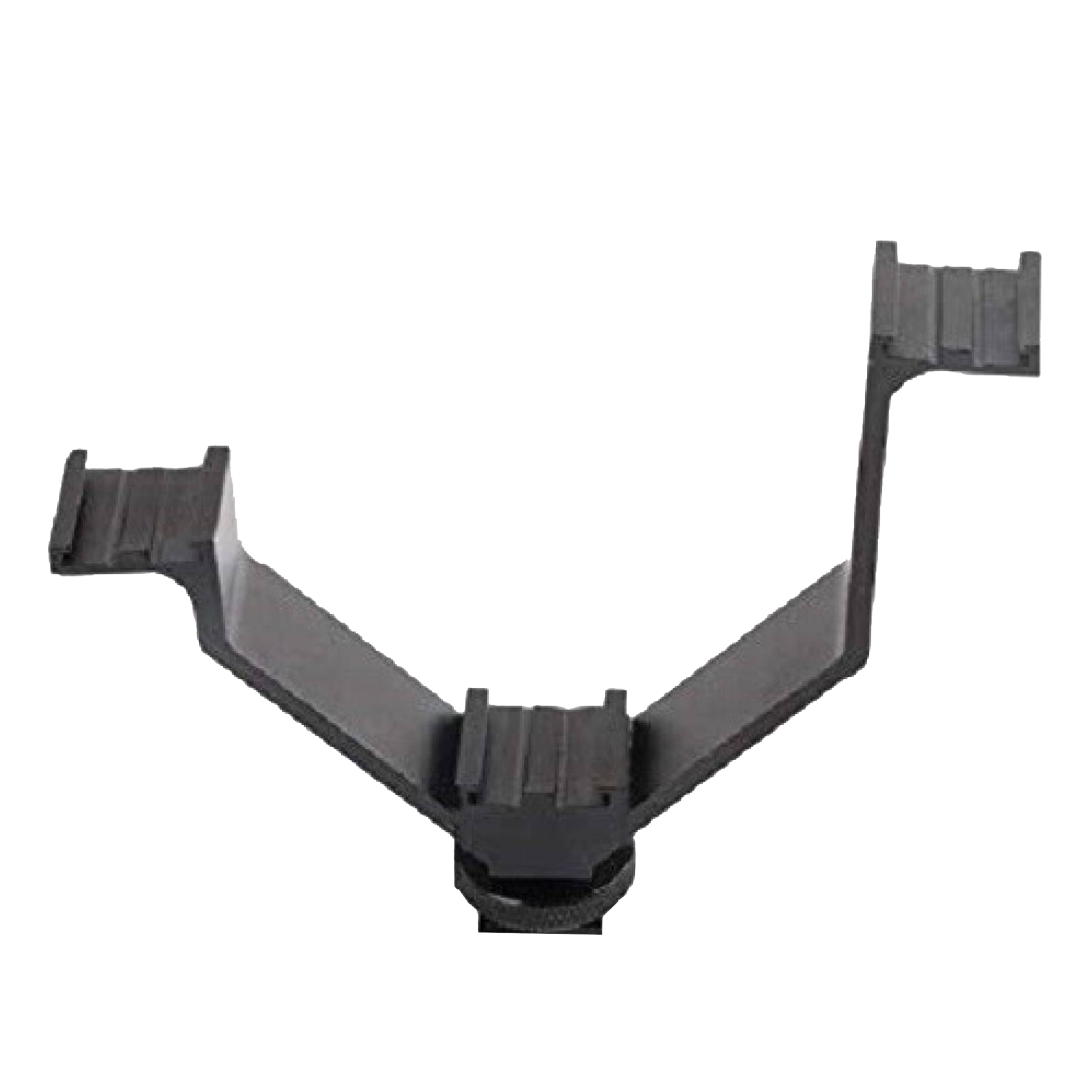 HIFFIN Cold Shoe Hot Shoe Mount V-Bracket for Camera (Secure Mounting, Black)_2