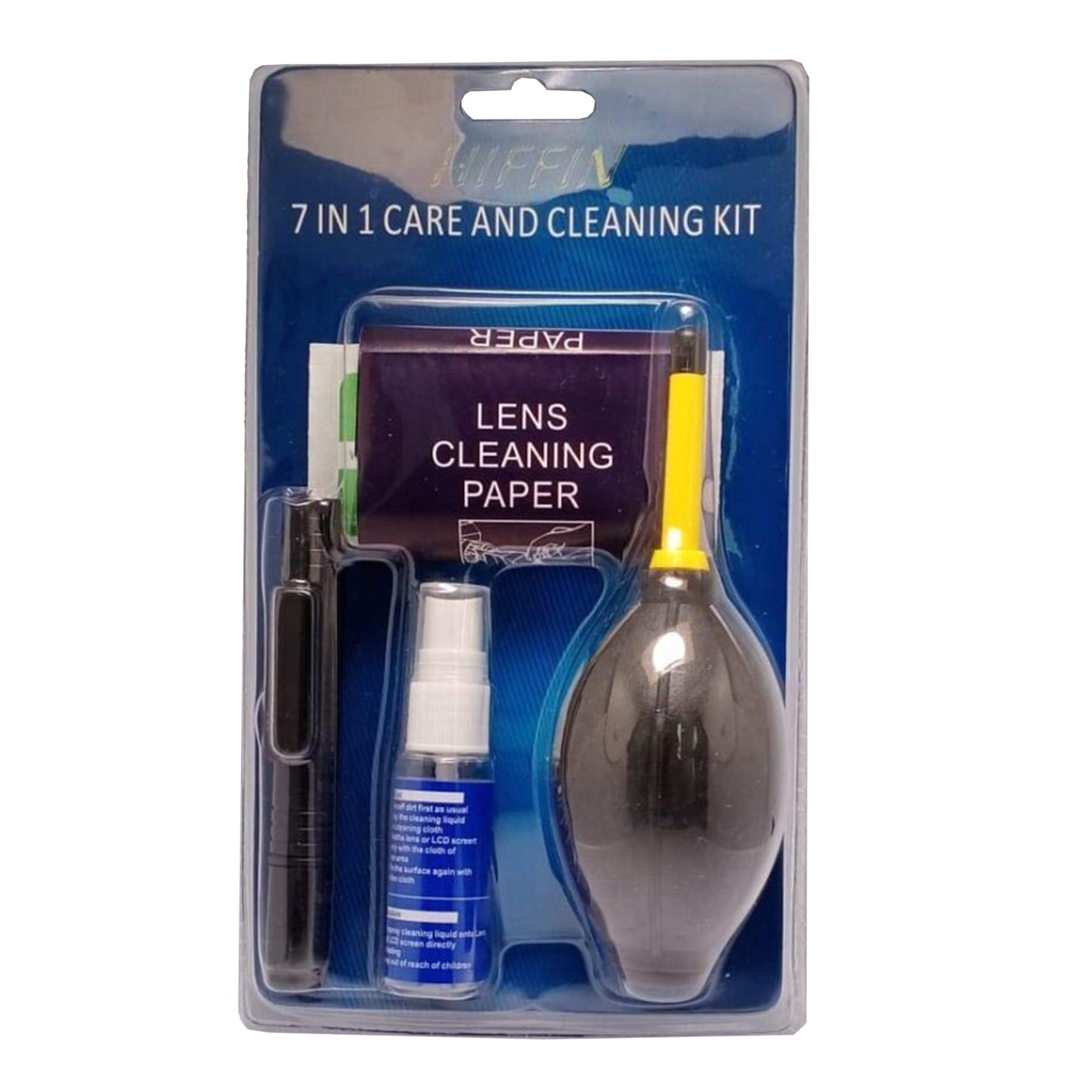 HIFFIN 7 in 1 Care and Lens Cleaning kit for Nikon, Canon and Sony Camera (Black)_1