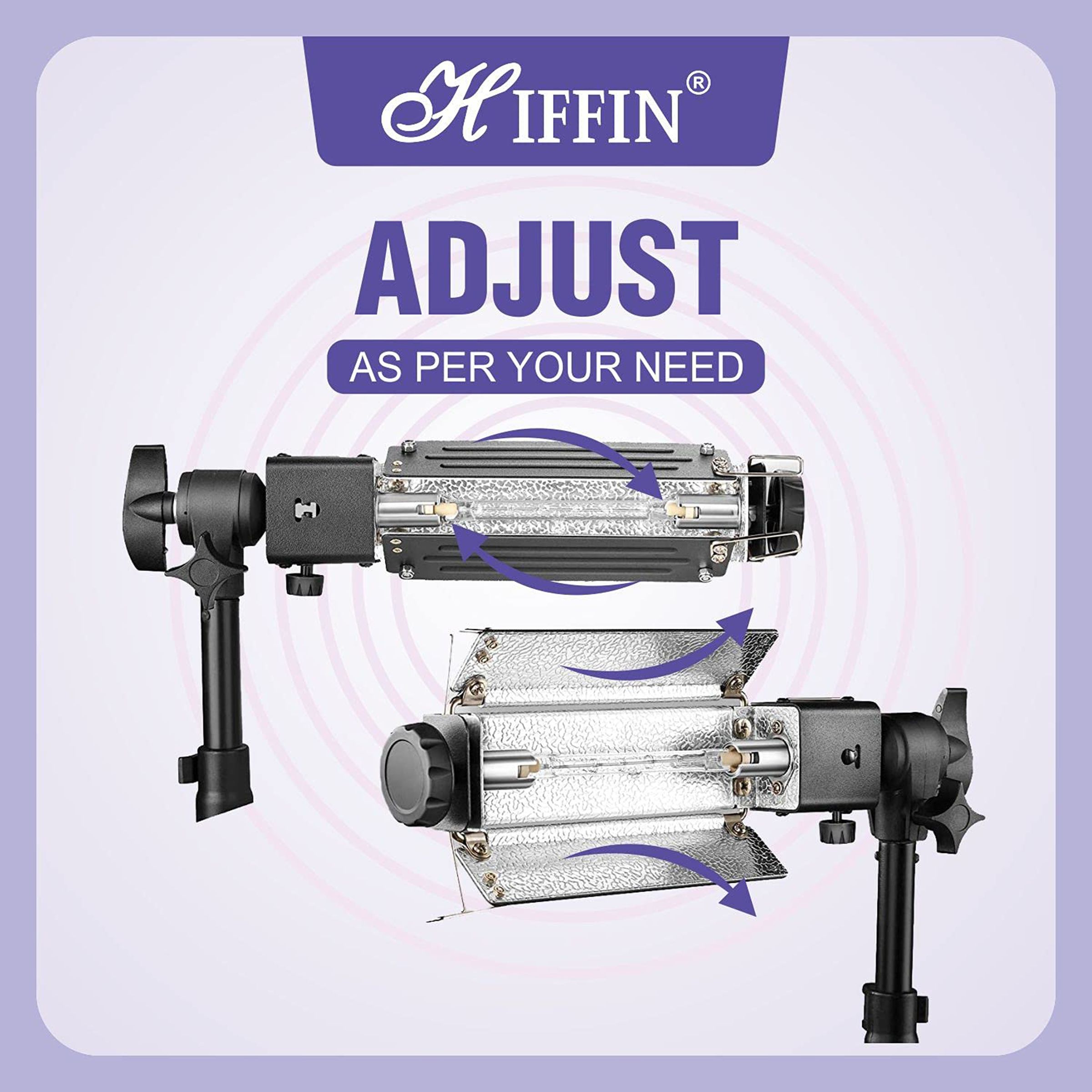 HIFFIN Porta Light with Carry Bag for Still Photography & Videography (Silver Reflector)_3