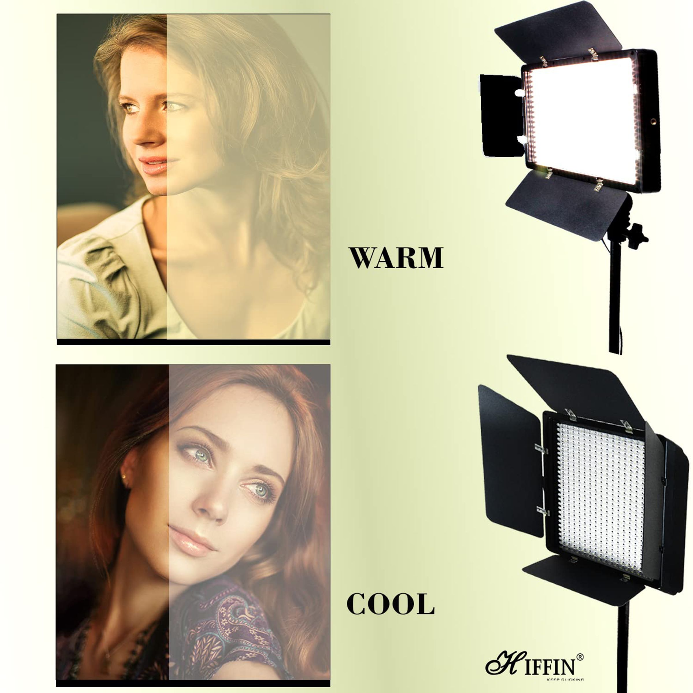 HIFFIN HF-600 Mark II Video Light with Light Stand, Umbrella & Umbrella Stand for Videography (Supports Upto 3000g)_13