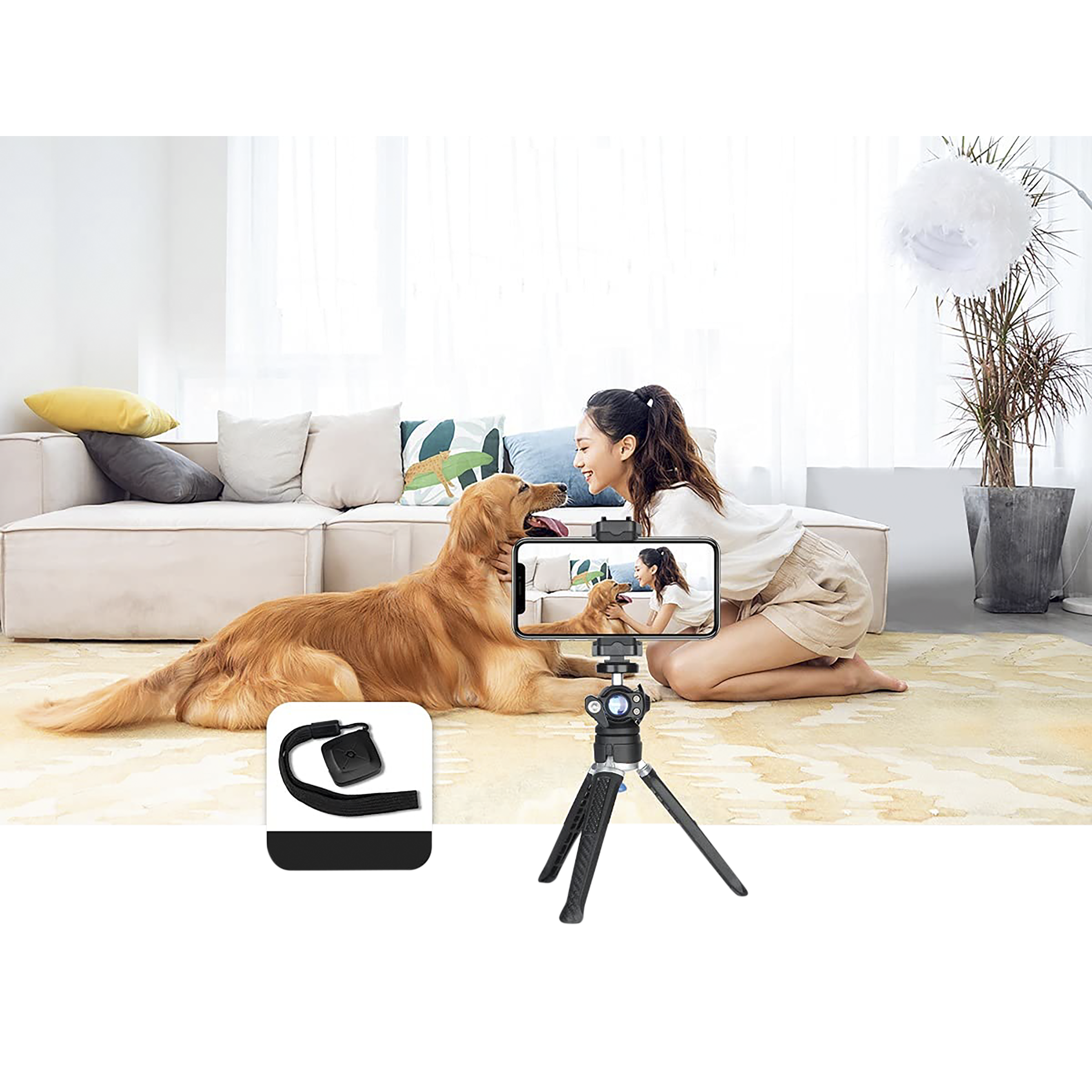 FotoPro Python FireKit I 30cm Adjustable Tripod for Mobile (Flexible Arm, Black)_8