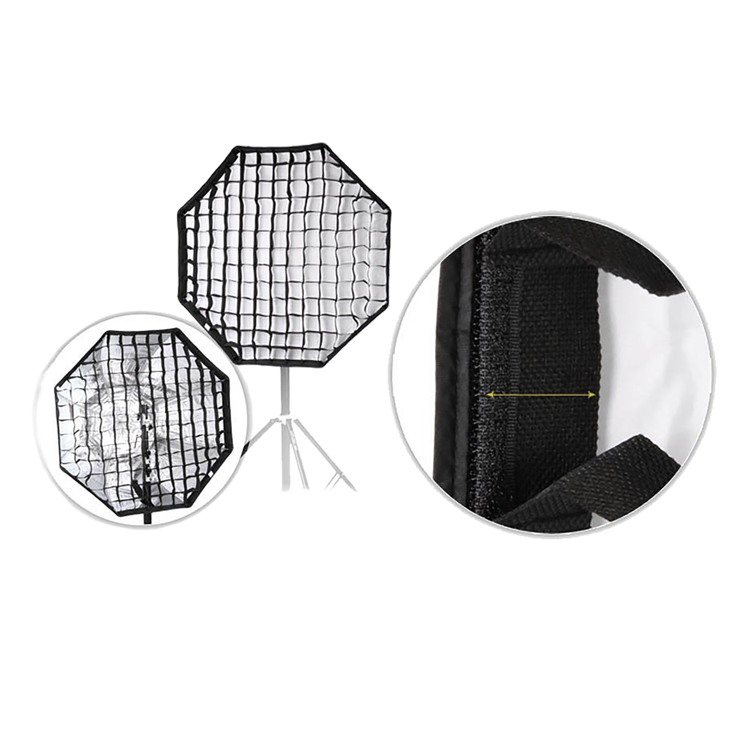 Godox Octa Umbrella Softbox (Foldable, Black)_6