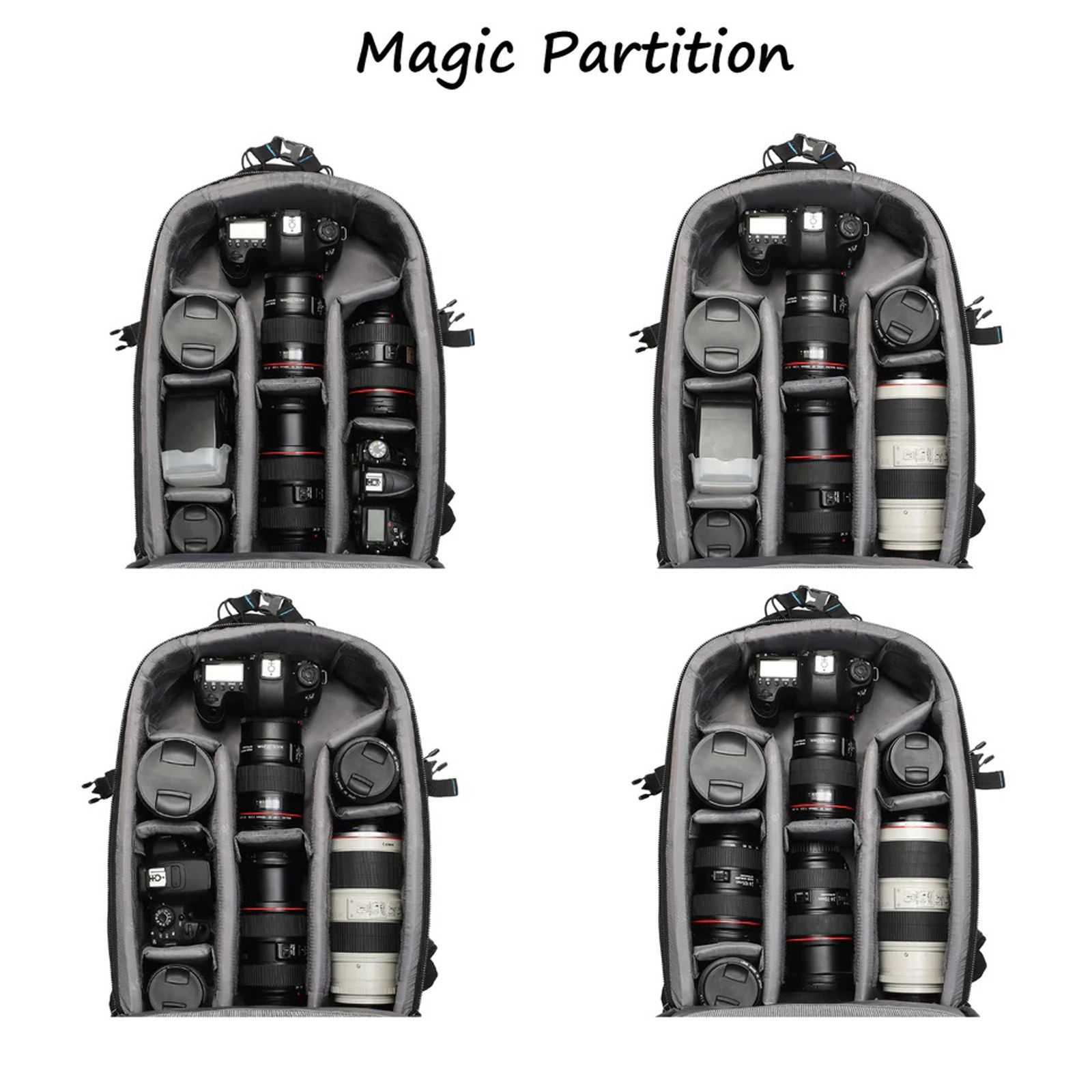 Mobius Trendsetter Water Repellent Backpack Camera Bag for DSLR (Tripod Holder, Black)_5