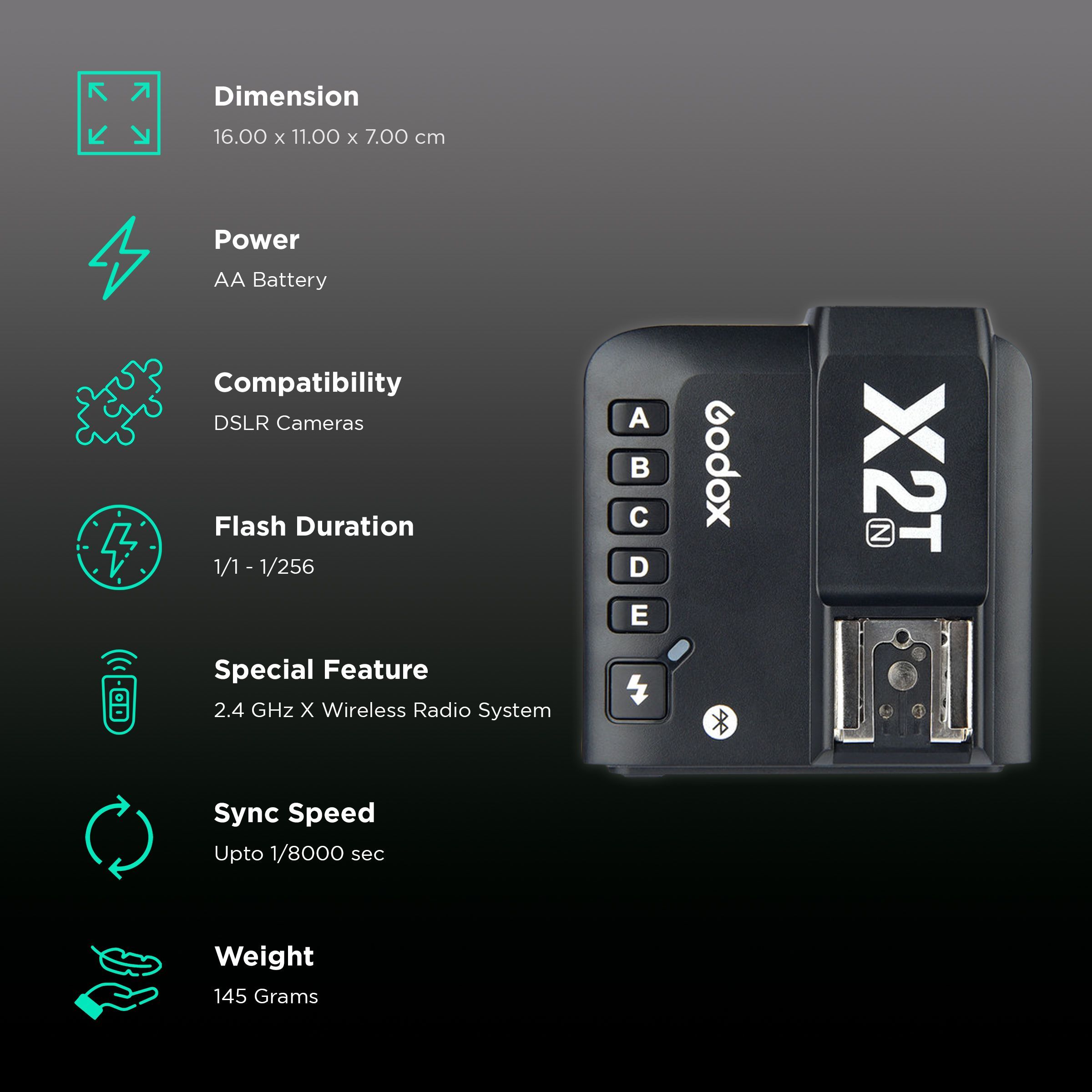 Godox XPro-N Wireless Flash Trigger for Nikon (High Speed Sync)_2