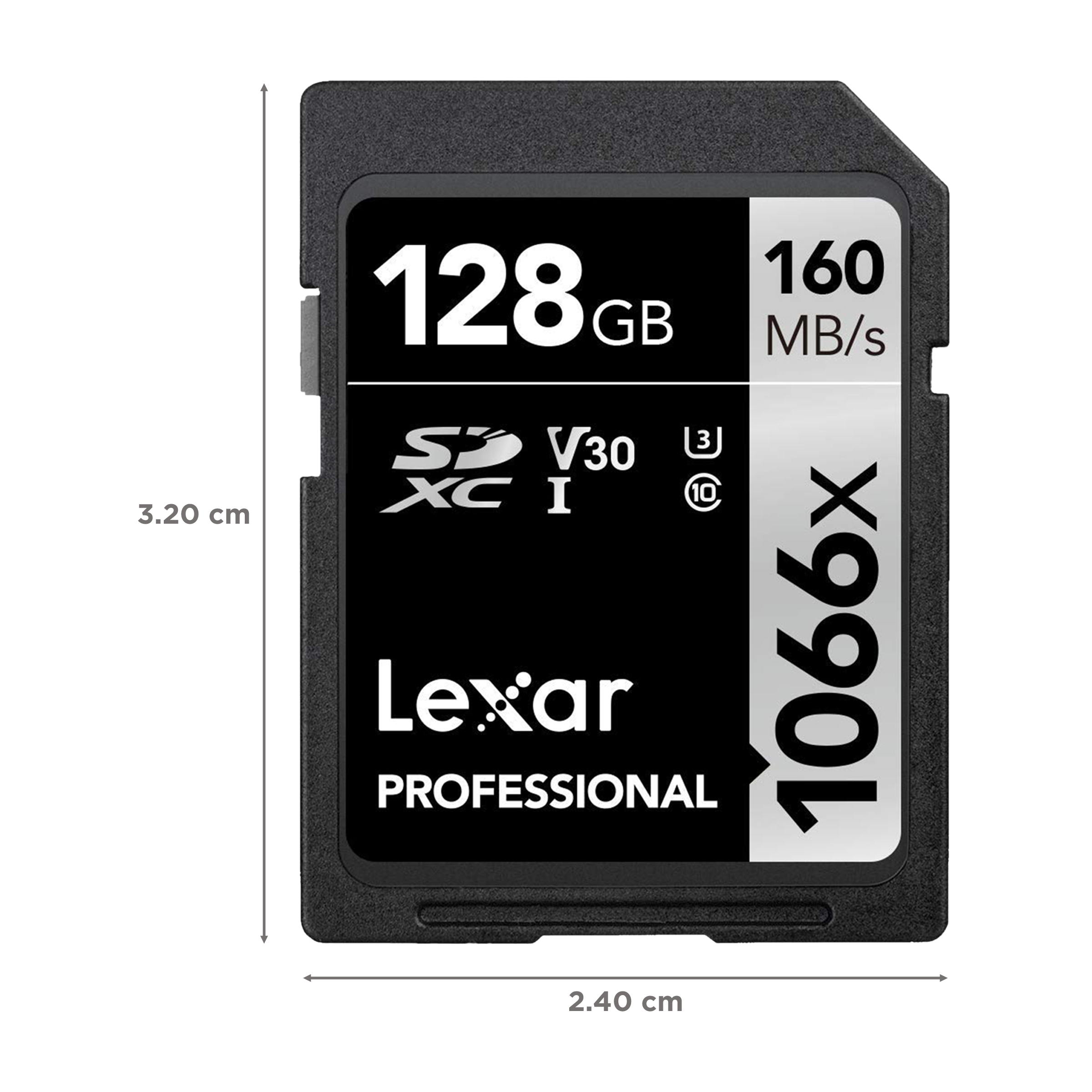 Lexar Professional 1066x SILVER Series SDXC 128GB Class 10, Class 3, Class 30 160MB/s Memory Card_2