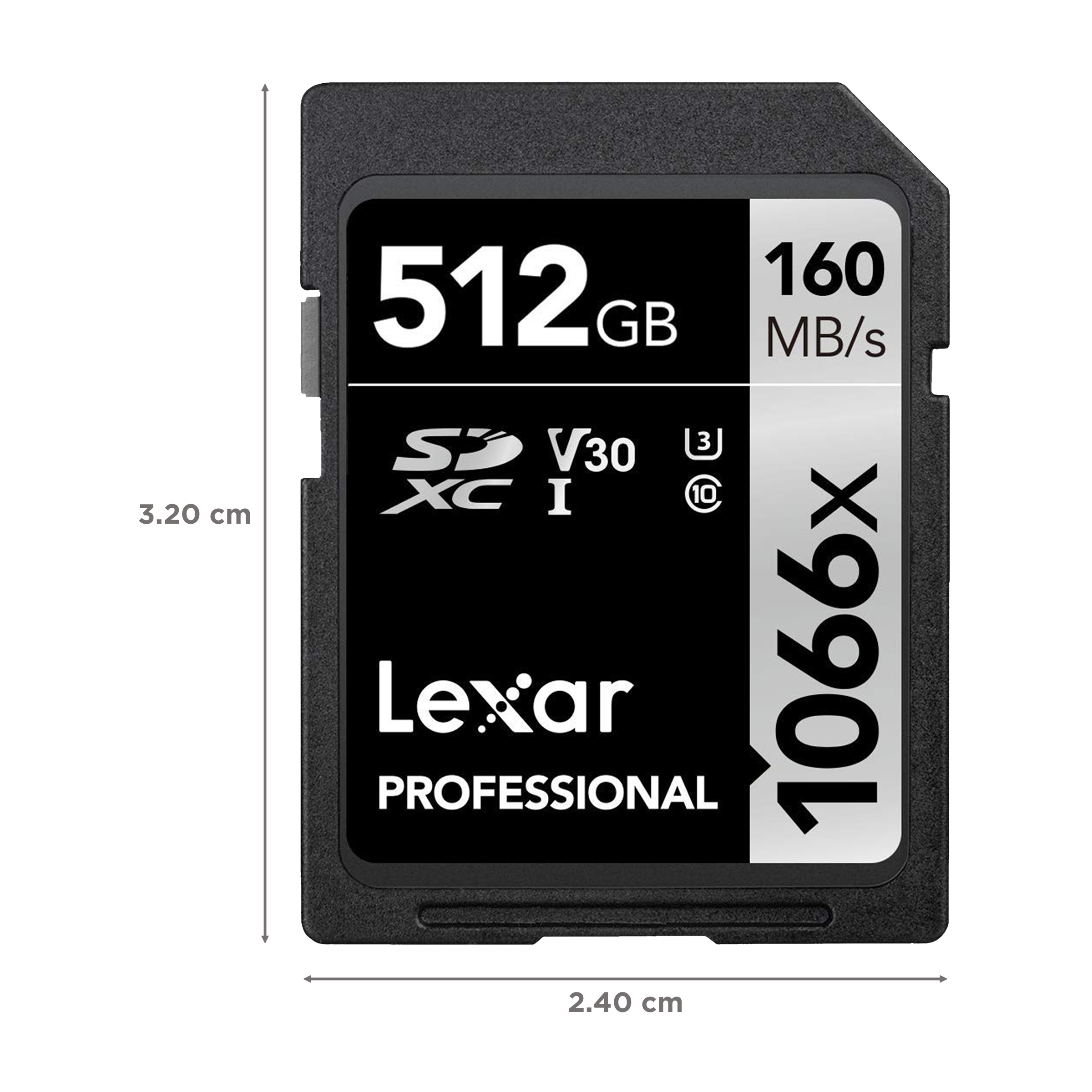 Lexar Professional 1066x SILVER Series SDXC 512GB Class 10 160MB/s Memory Card_2