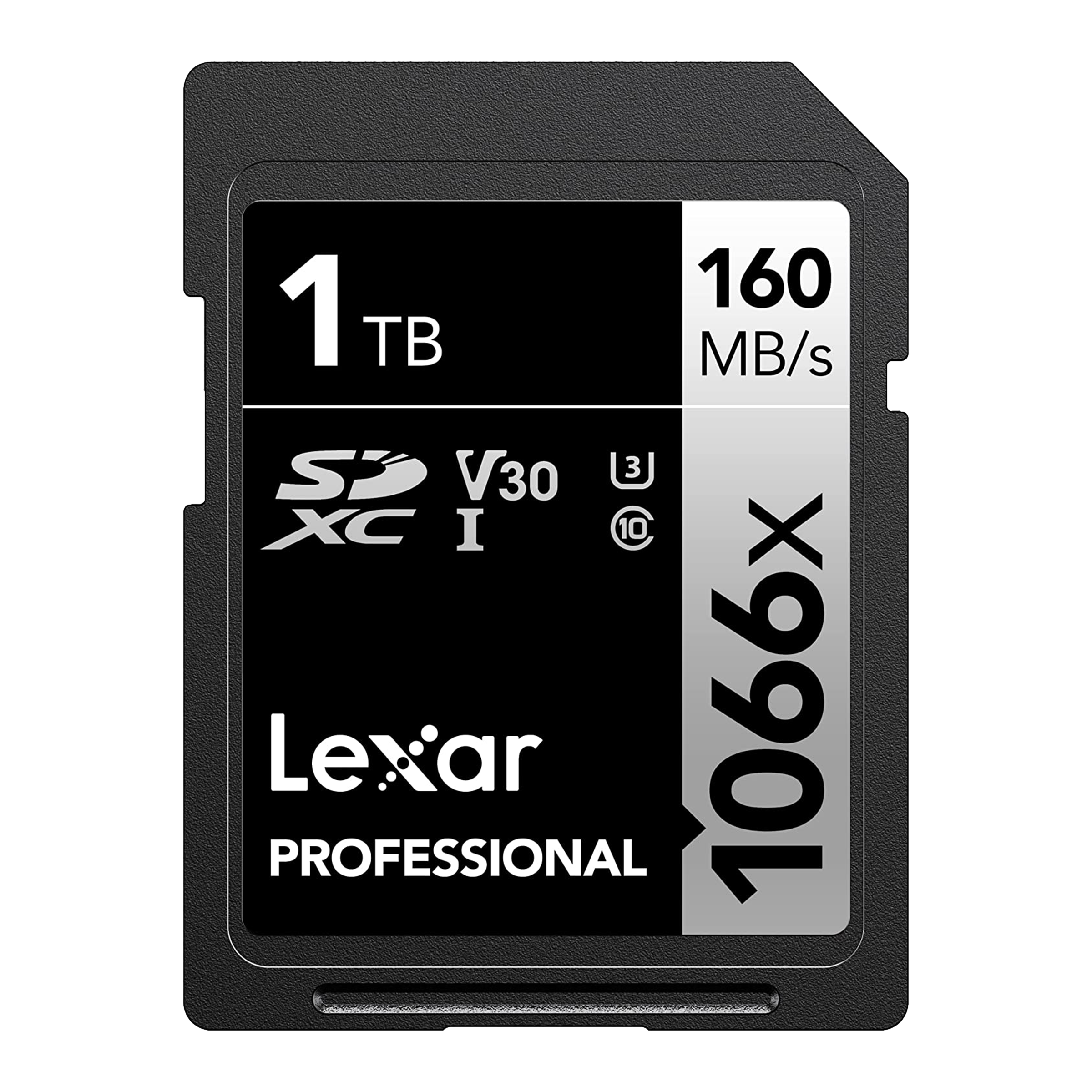 Lexar Professional 1066x SILVER Series SDXC 1TB Class 10 160MB/s Memory Card_1