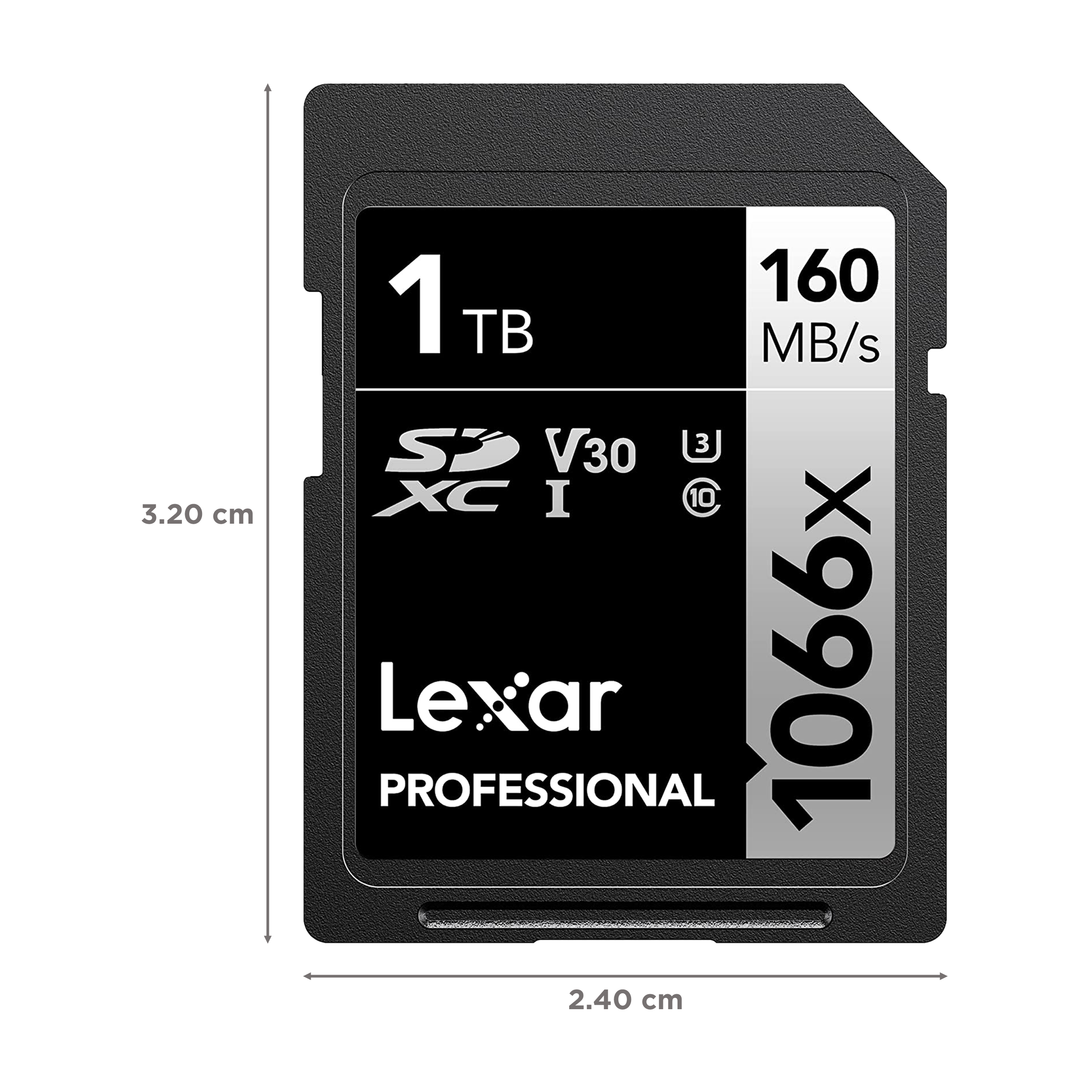 Lexar Professional 1066x SILVER Series SDXC 1TB Class 10 160MB/s Memory Card_2