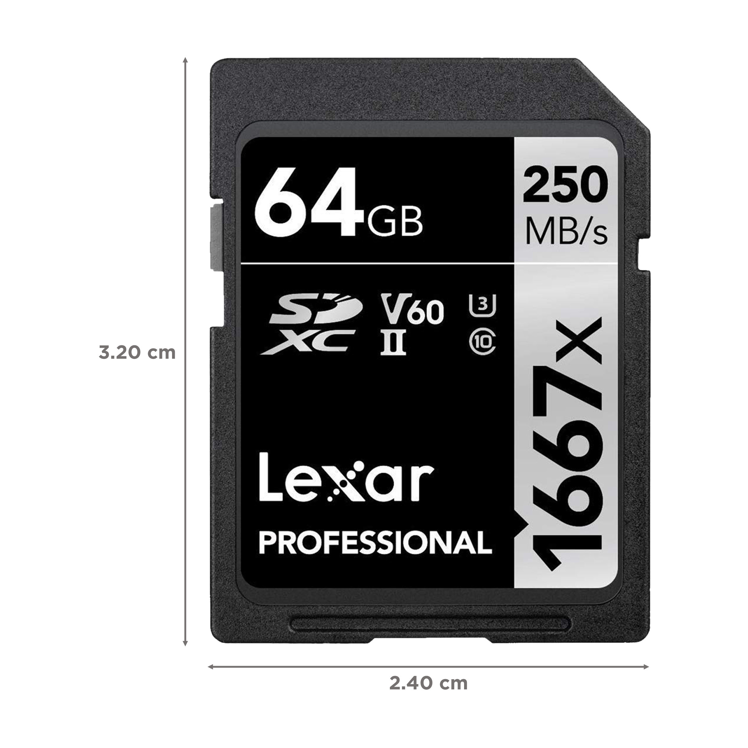 Lexar Professional 1066x SILVER Series SDXC 64GB Class 60, Class 3 250MB/s Memory Card Lexar Professional 1066x SILVER Series SDXC 64GB Class 60, Class 3 250MB/s Memory Card_2