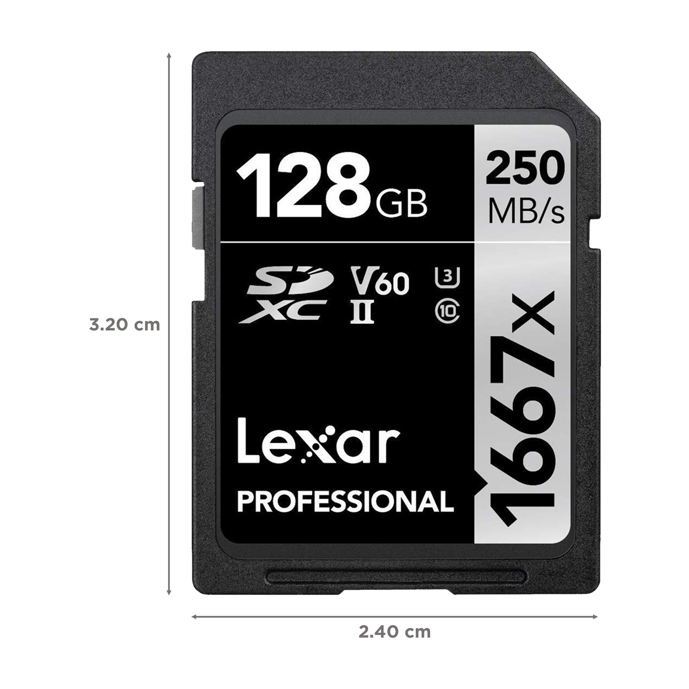 Lexar Professional 1066x SILVER Series SDXC 128GB Class 60, Class 3 250MB/s Memory Card_2