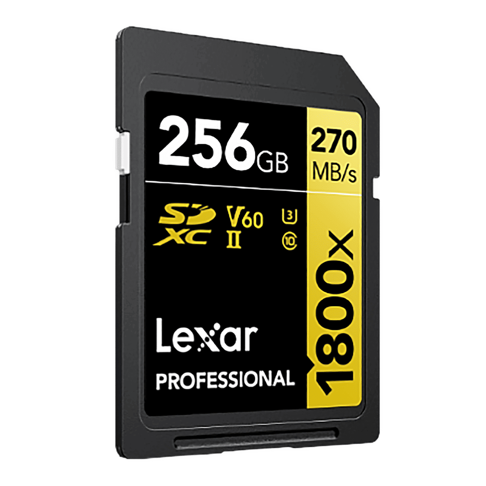 Lexar Professional 1800x GOLD Series SDXC 256GB Class 10 270MB/s Memory Card_4