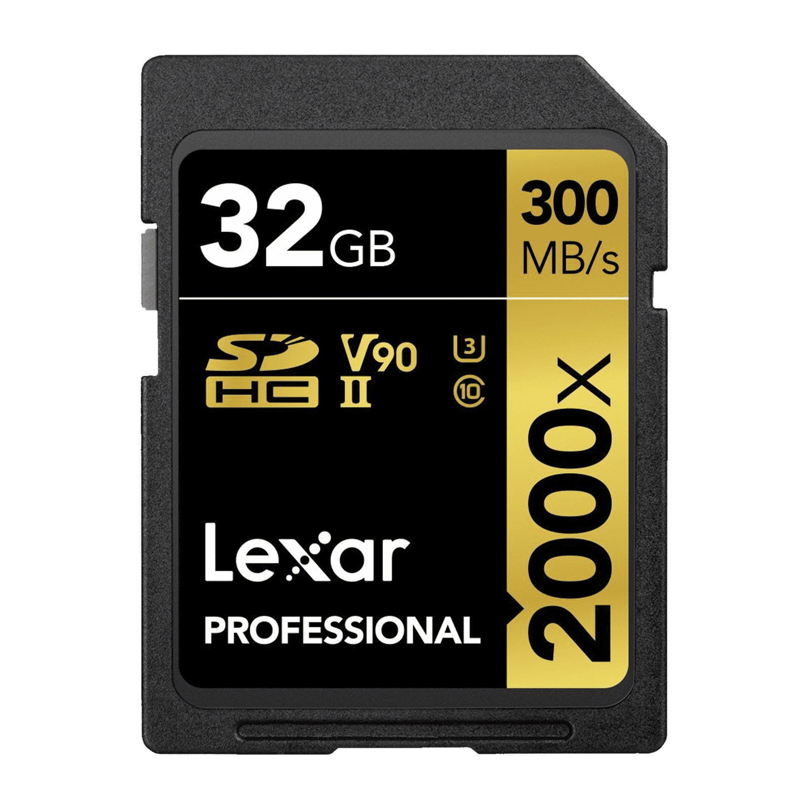 Lexar Professional 1800x GOLD Series SDHC 32GB Class 10 300MB/s Memory Card_1