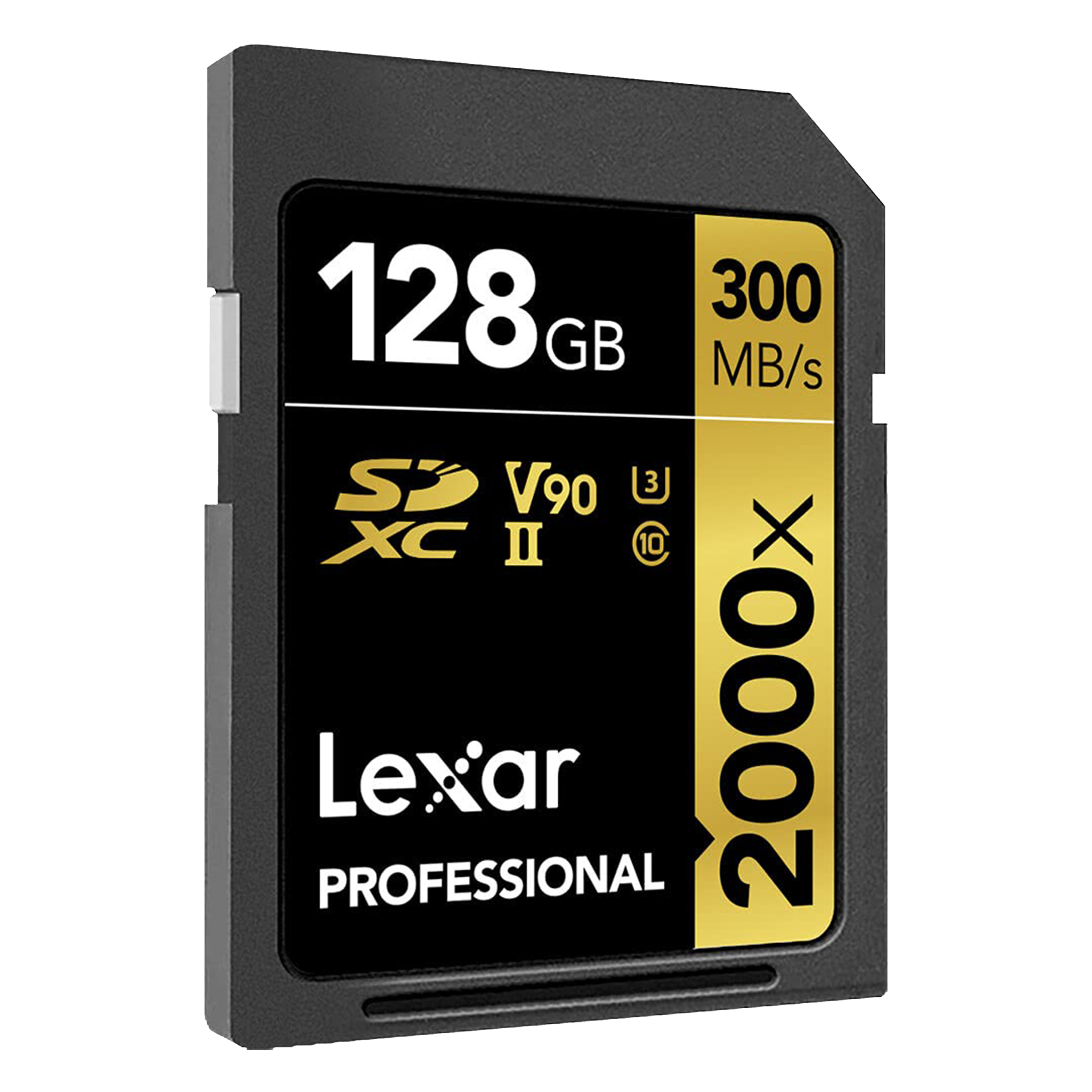 Lexar Professional 2000x GOLD Series SDXC/SDHC 128GB Class 10 300MB/s Memory Card Lexar Professional 2000x GOLD Series SDXC/SDHC 128GB Class 10 300MB/s Memory Card_4