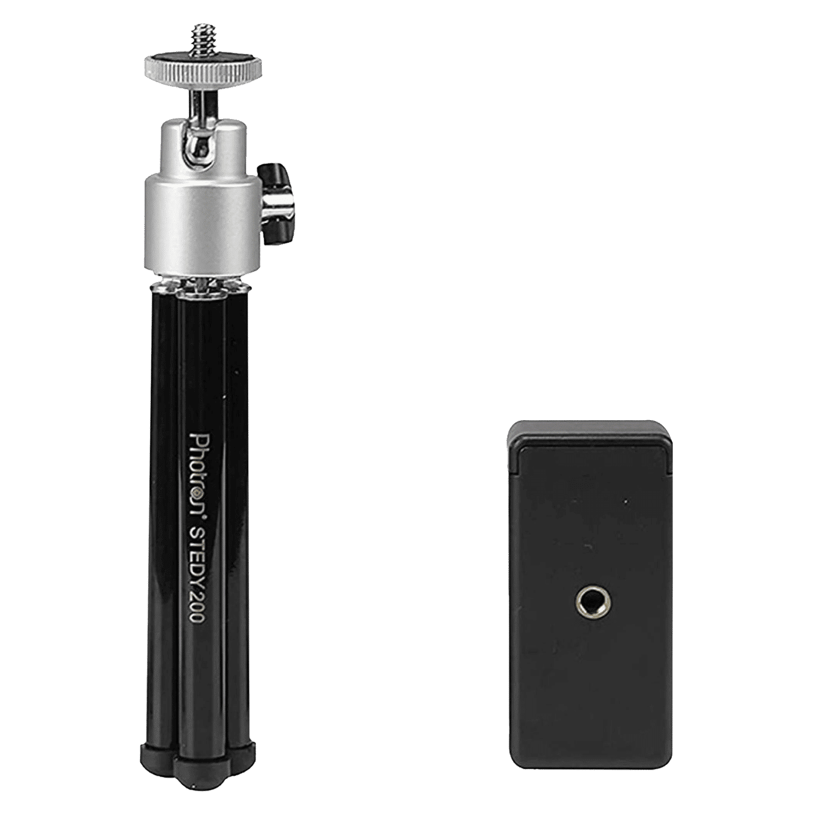 Photron Stedy 200 26.5cm Adjustable Mini Tripod for Mobile and Camera (360 Degree Rotatable, Black)_10