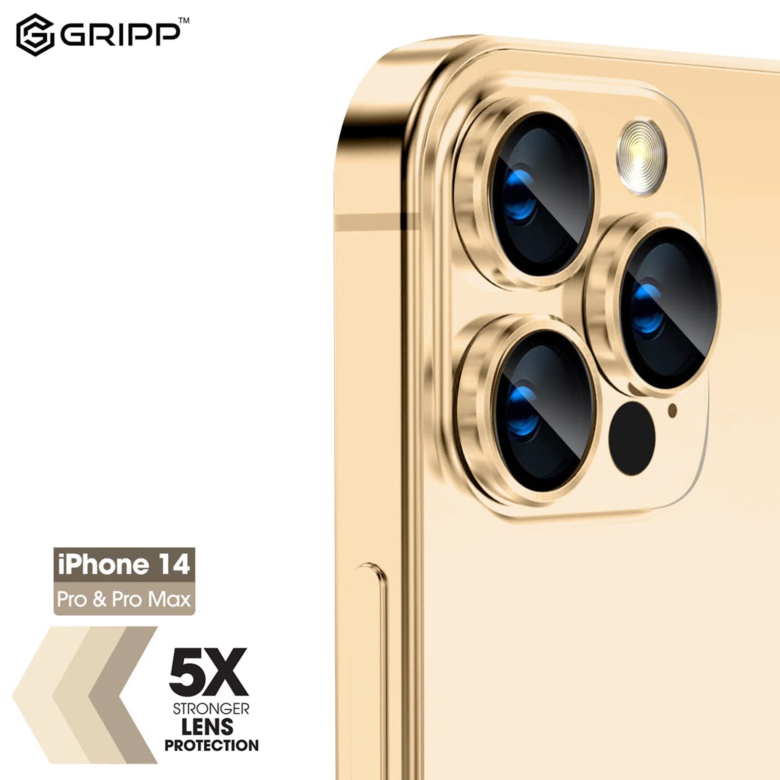 GRIPP Focal Camera Lens Protector For Apple iPhone 14 Pro, 14 Pro Max (Scratch Resistant, GR-FCLP3N1-GLD, Glod) GRIPP Focal Camera Lens Protector For Apple iPhone 14 Pro, 14 Pro Max (Scratch Resistant, GR-FCLP3N1-GLD, Glod)_12