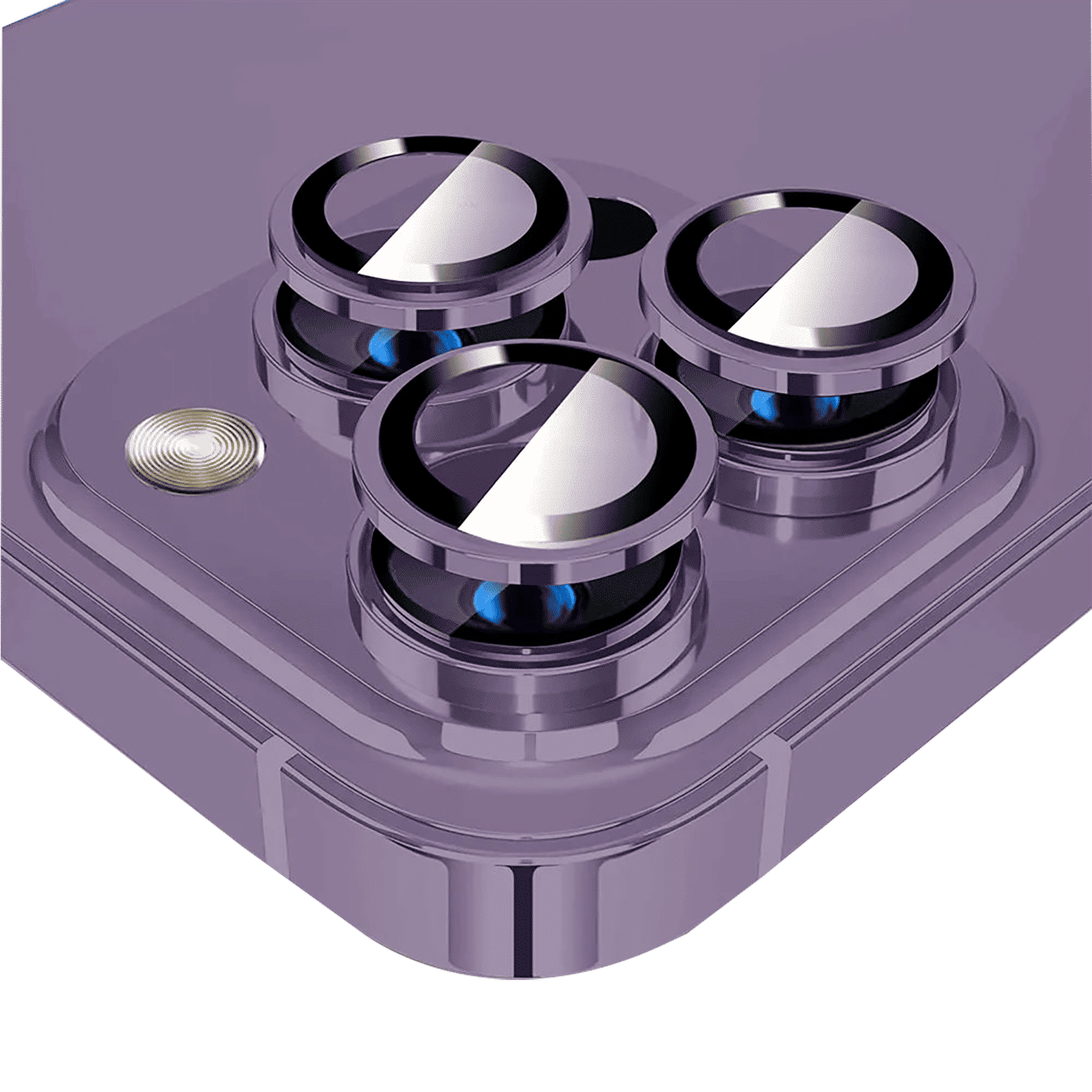 GRIPP 3N1 Focal Camera Lens Protector For iPhone 14 Pro (Ultra Thin HD Tempered Glass, GR-FCLP3N1-PPL, Purple)_4