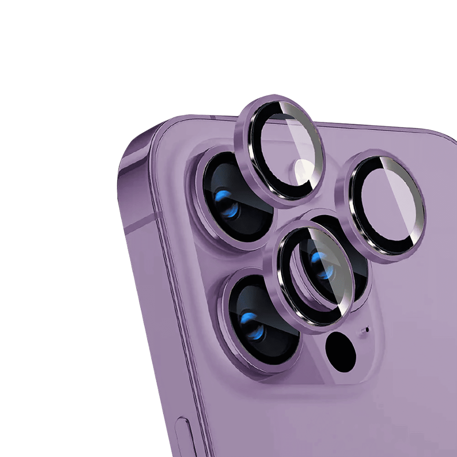 GRIPP 3N1 Focal Camera Lens Protector For iPhone 14 Pro (Ultra Thin HD Tempered Glass, GR-FCLP3N1-PPL, Purple)_6
