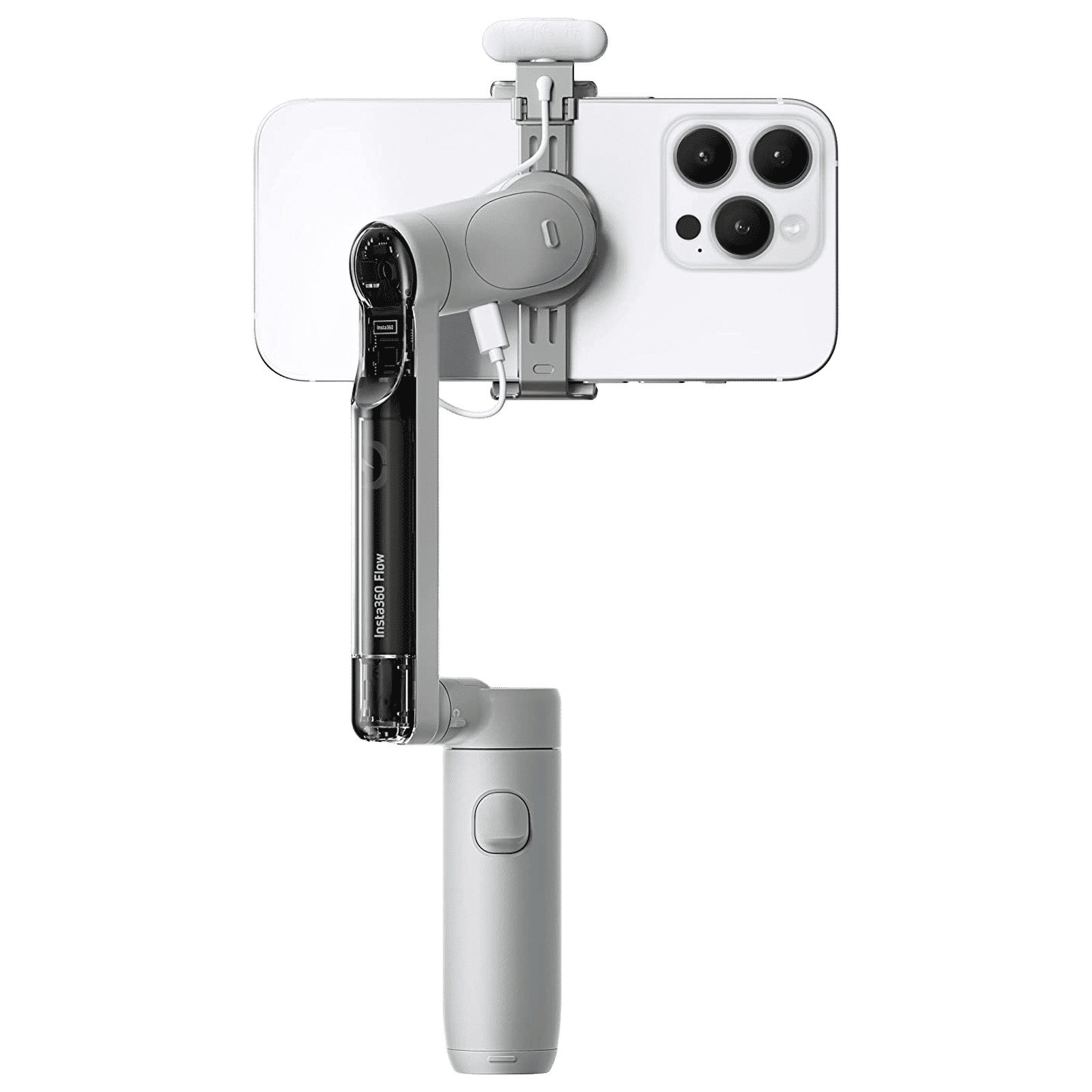 Insta360 Flow 3-Axis Gimbal for Mobile (Deep Track 3.0, Grey) Insta360 Flow 3-Axis Gimbal for Mobile (Deep Track 3.0, Grey)_8
