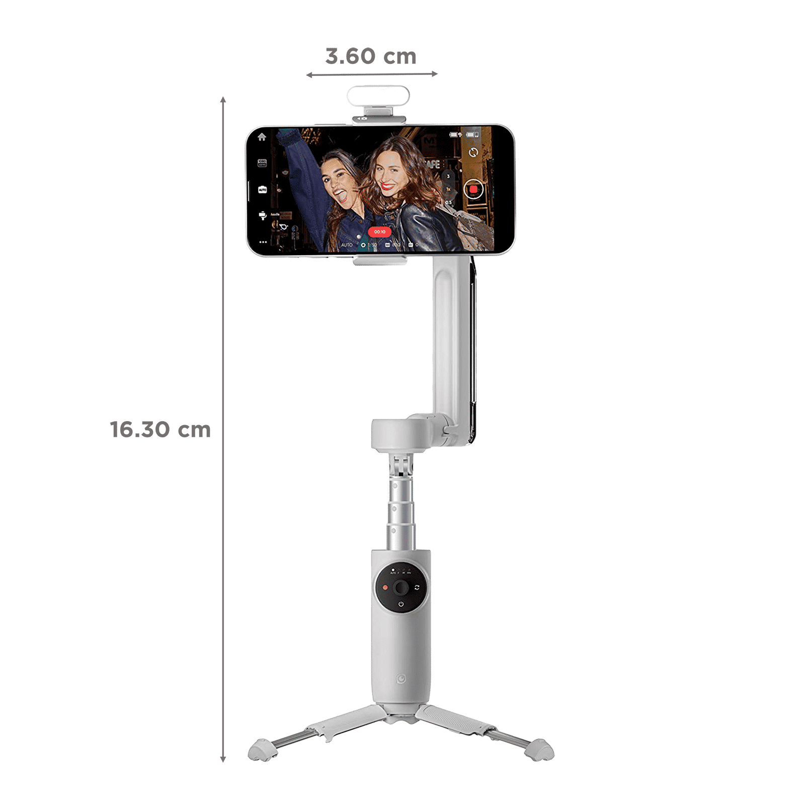 Insta360 Flow 3-Axis Gimbal for Mobile (Deep Track 3.0, Grey) Insta360 Flow 3-Axis Gimbal for Mobile (Deep Track 3.0, Grey)_3