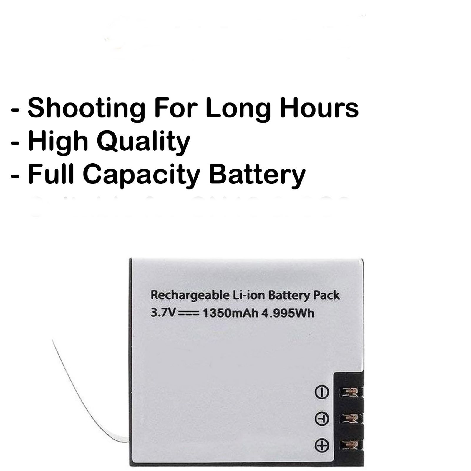 IZI ONE 1350 mAh Li-ion Rechargeable Battery for ONE 5K Action Camera IZI ONE 1350 mAh Li-ion Rechargeable Battery for ONE 5K Action Camera_2