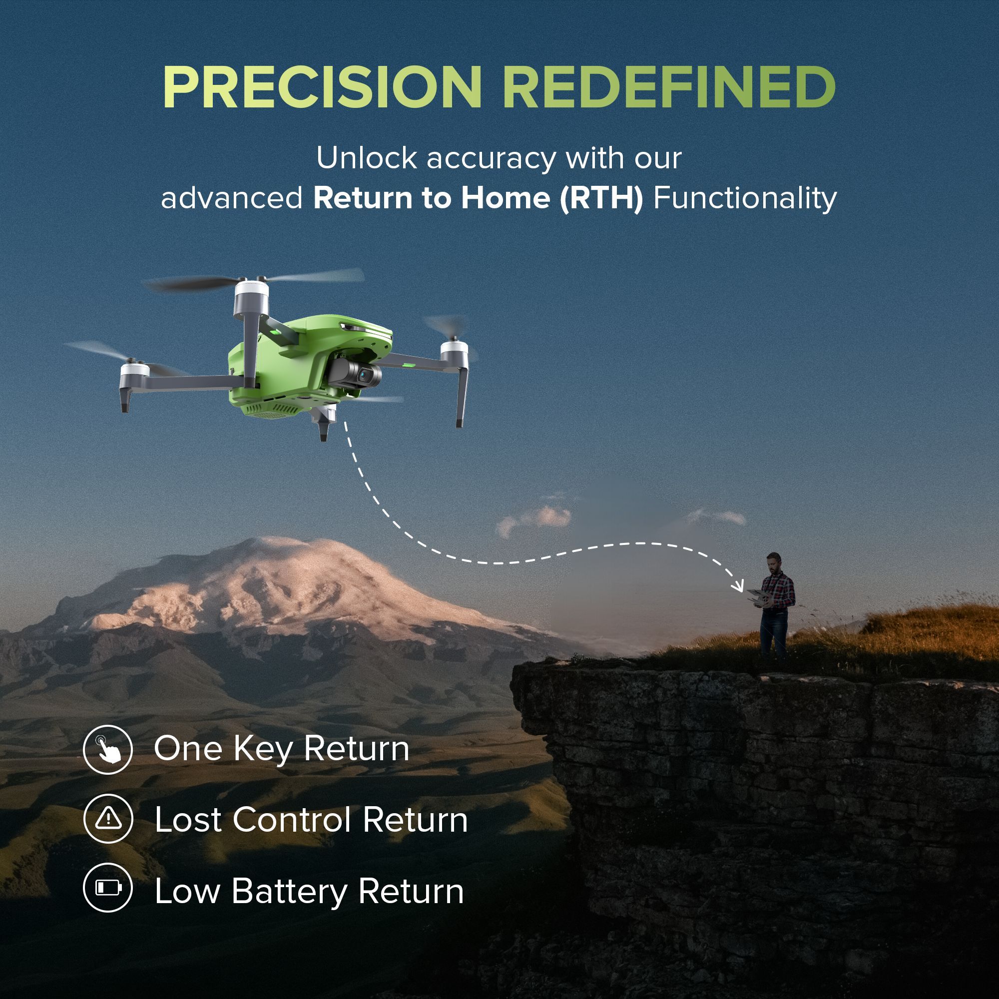 IZI Sky Drone (True Vertical Shooting, Green)_4