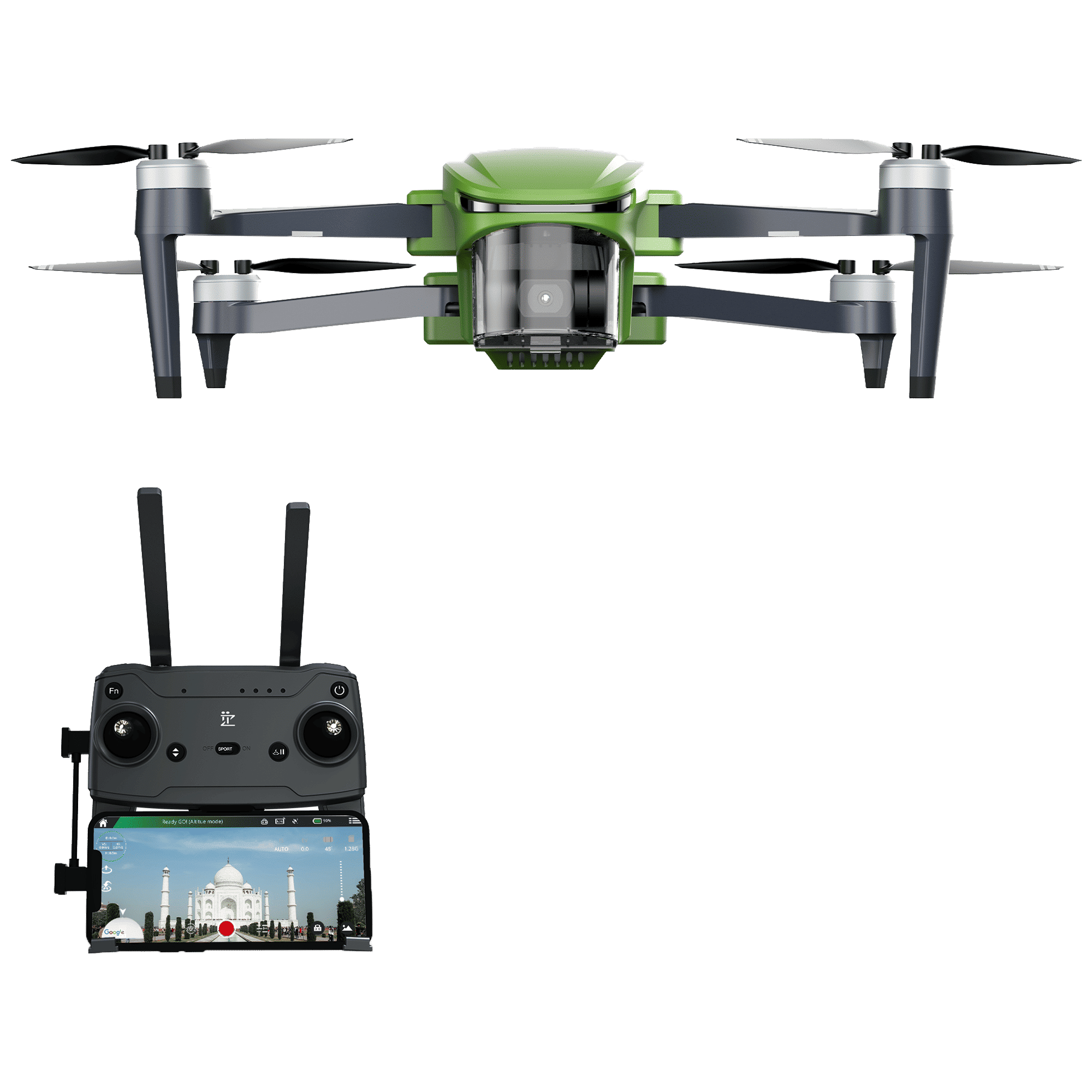 IZI Sky Drone (True Vertical Shooting, Green)_1