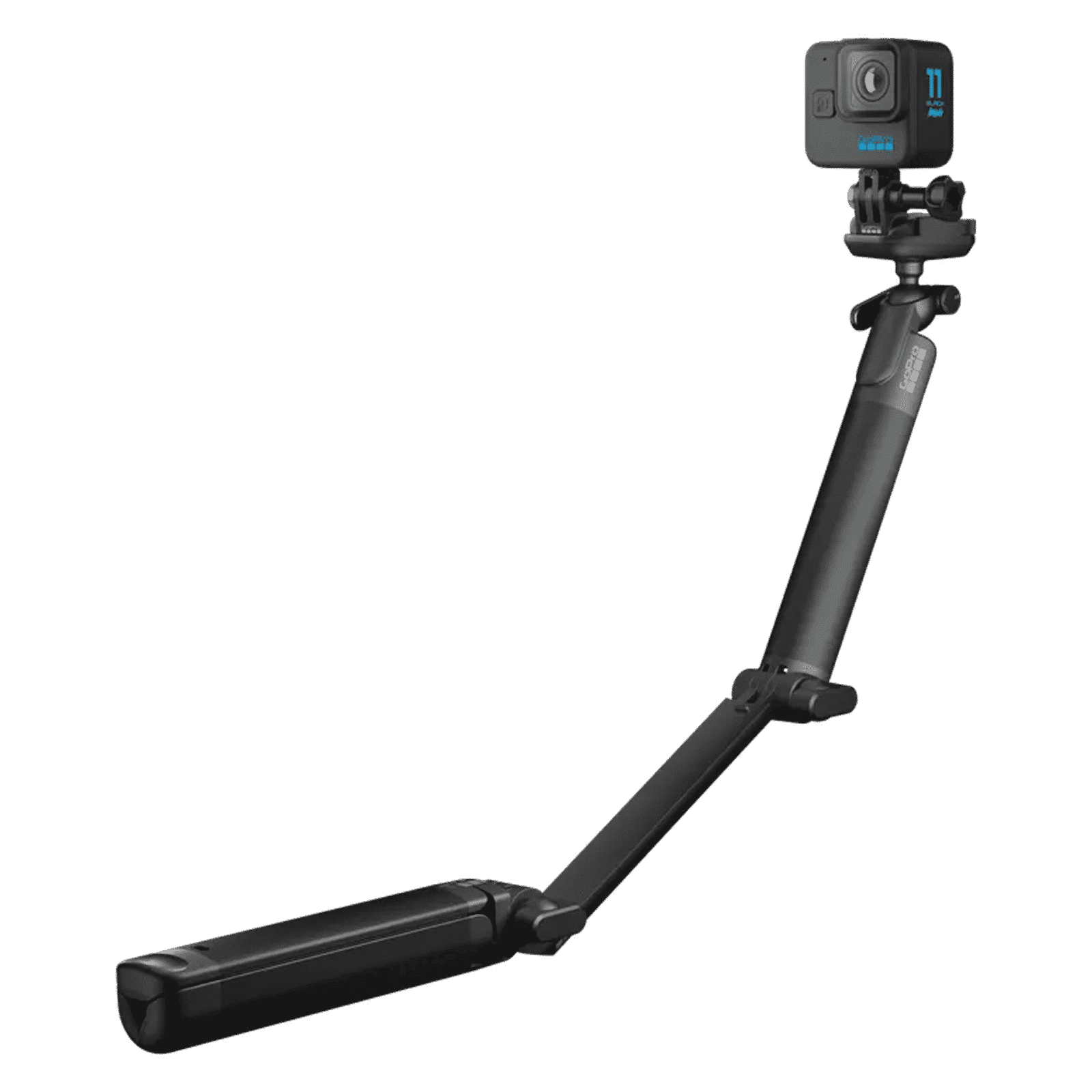 GoPro 3-Way 2.0 49.53cm Adjustable Tripod for Action Camera (360 Degree Rotatable, Black)_12