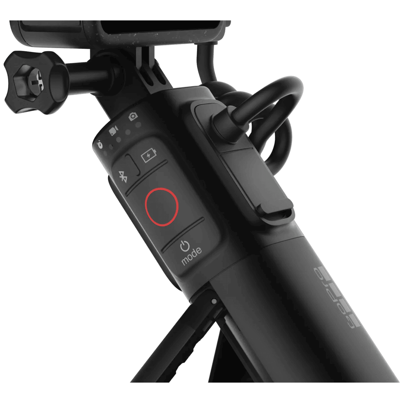 GoPro Volta 3000cm Adjustable Tripod for Action Camera with Remote (Weather Resistant, Black)_6