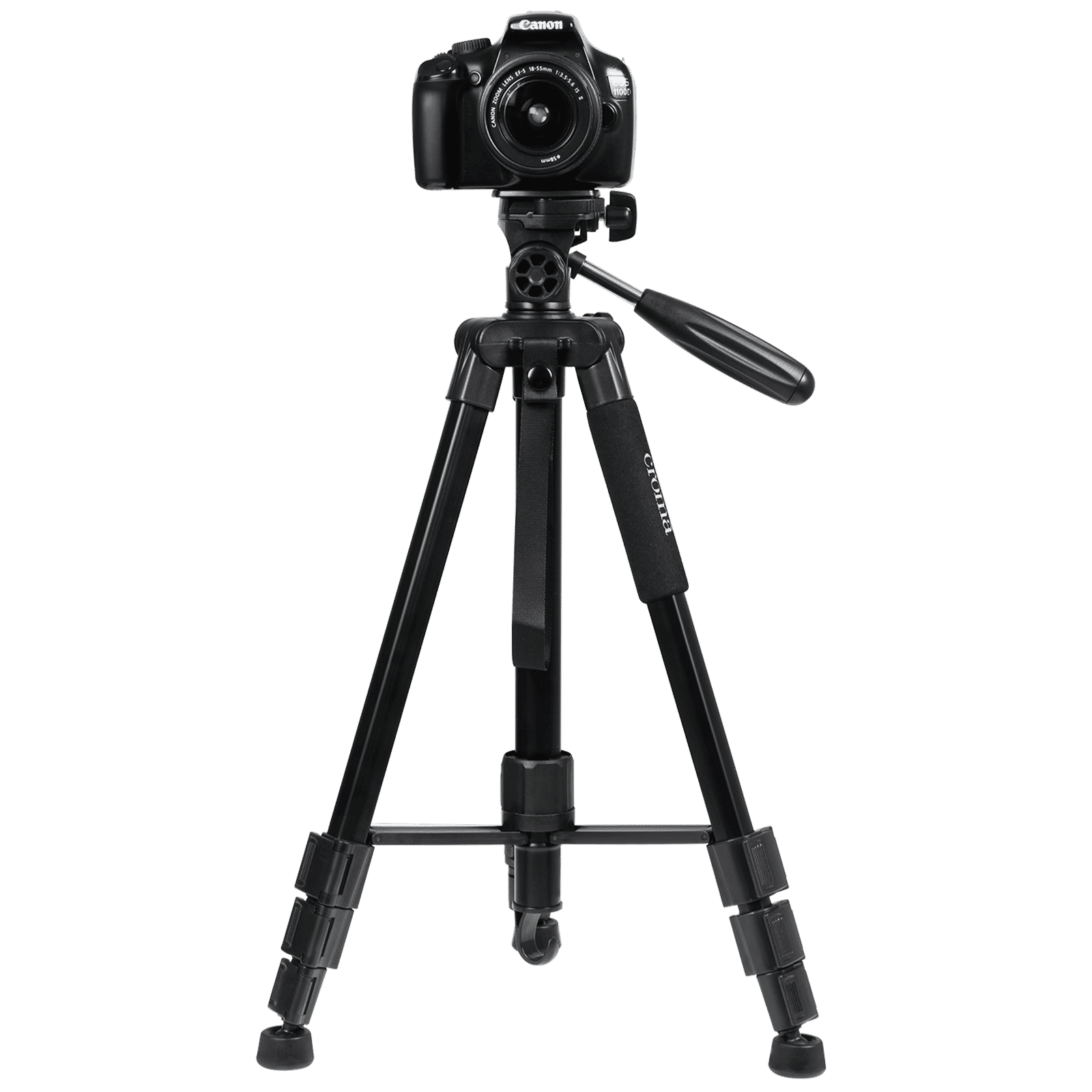 Croma 163cm Adjustable Tripod for Mobile and Camera (4 Section Height Adjustment, Black) Croma 163cm Adjustable Tripod for Mobile and Camera (4 Section Height Adjustment, Black)_6