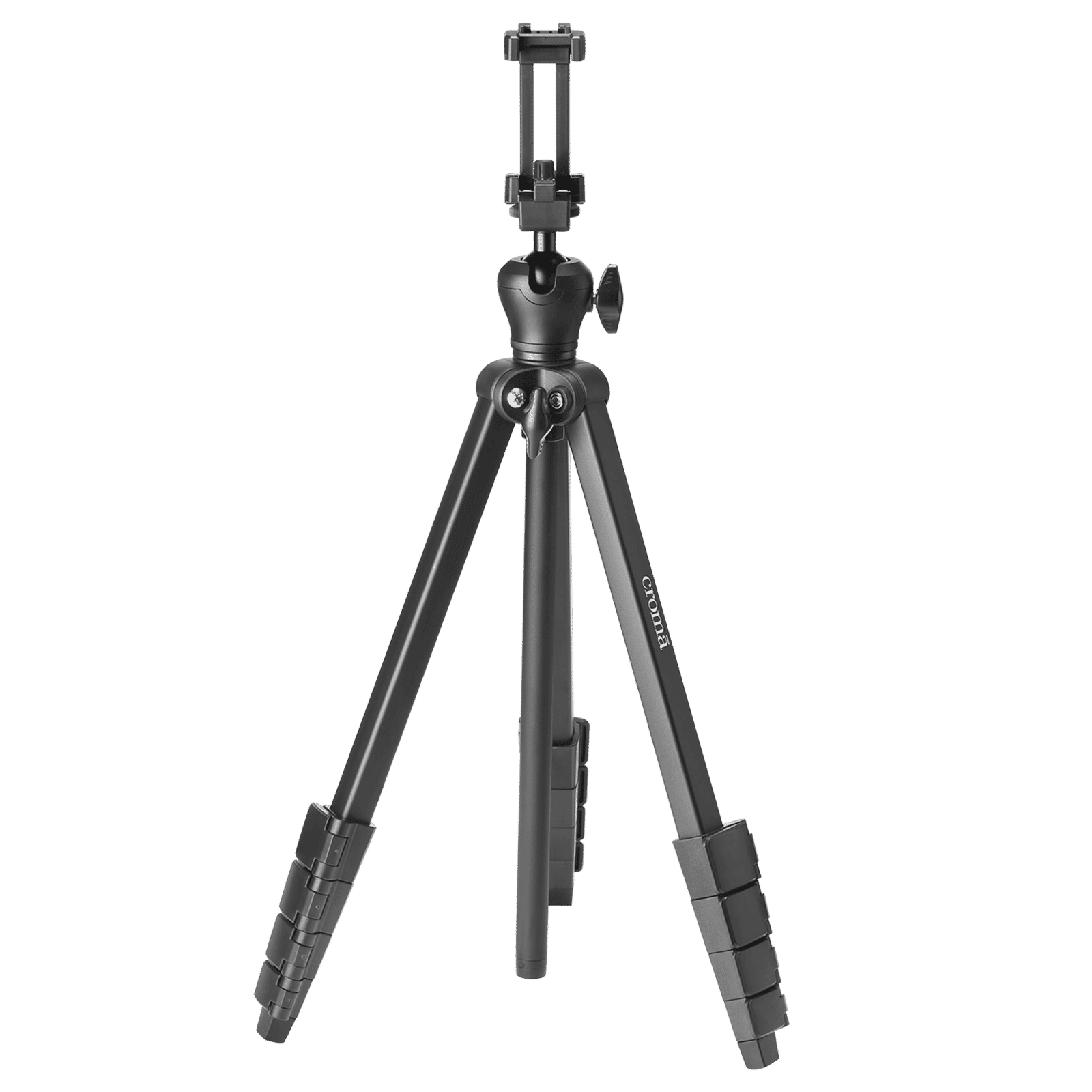 Croma 148cm Adjustable Tripod for Mobile and Camera (360 Degree Rotatable, Black)_2