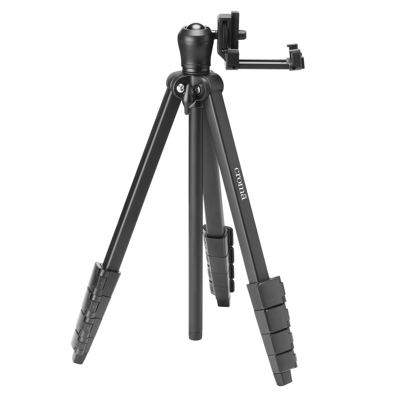 Croma 148cm Adjustable Tripod for Mobile and Camera (360 Degree Rotatable, Black)_3