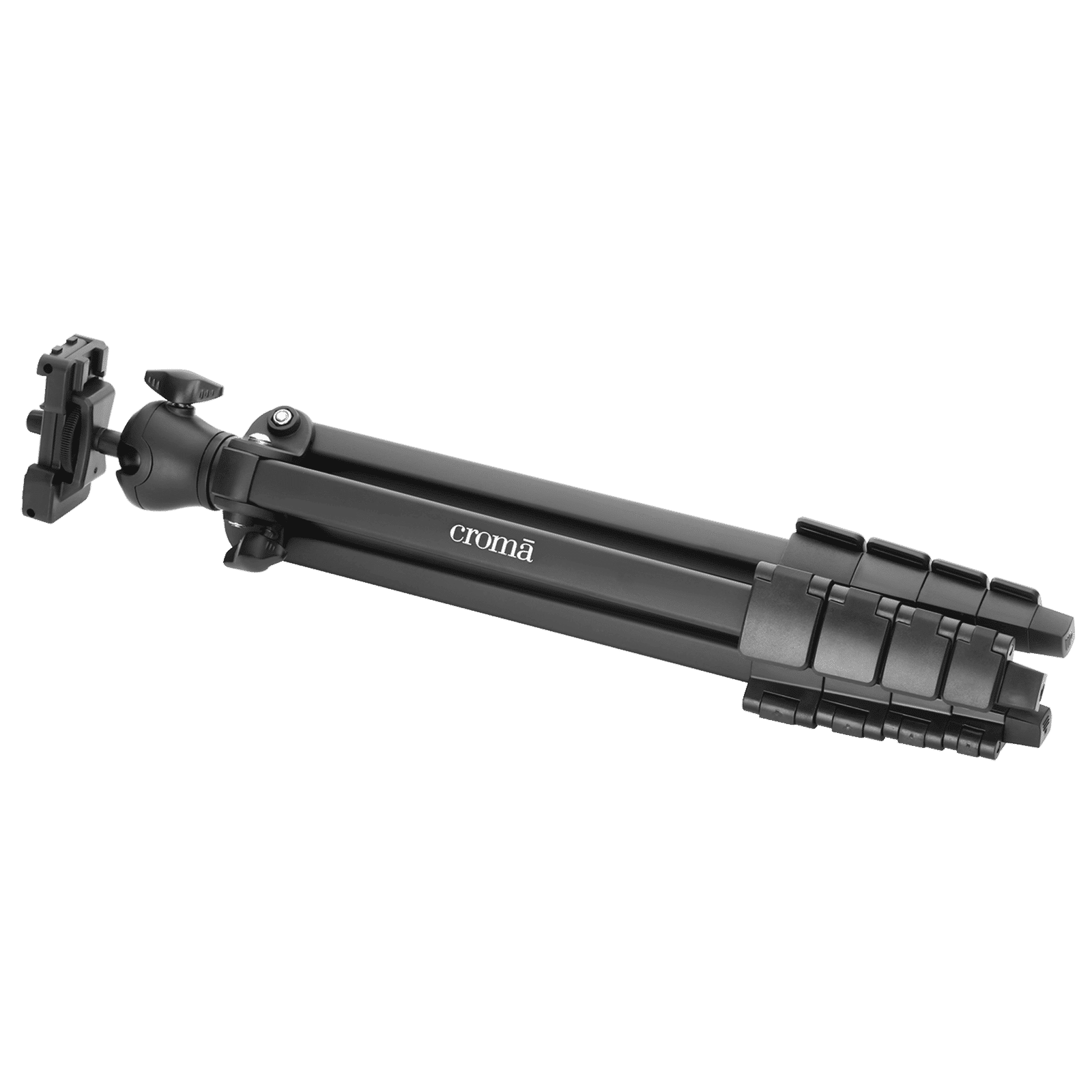 Croma 148cm Adjustable Tripod for Mobile and Camera (360 Degree Rotatable, Black)_4