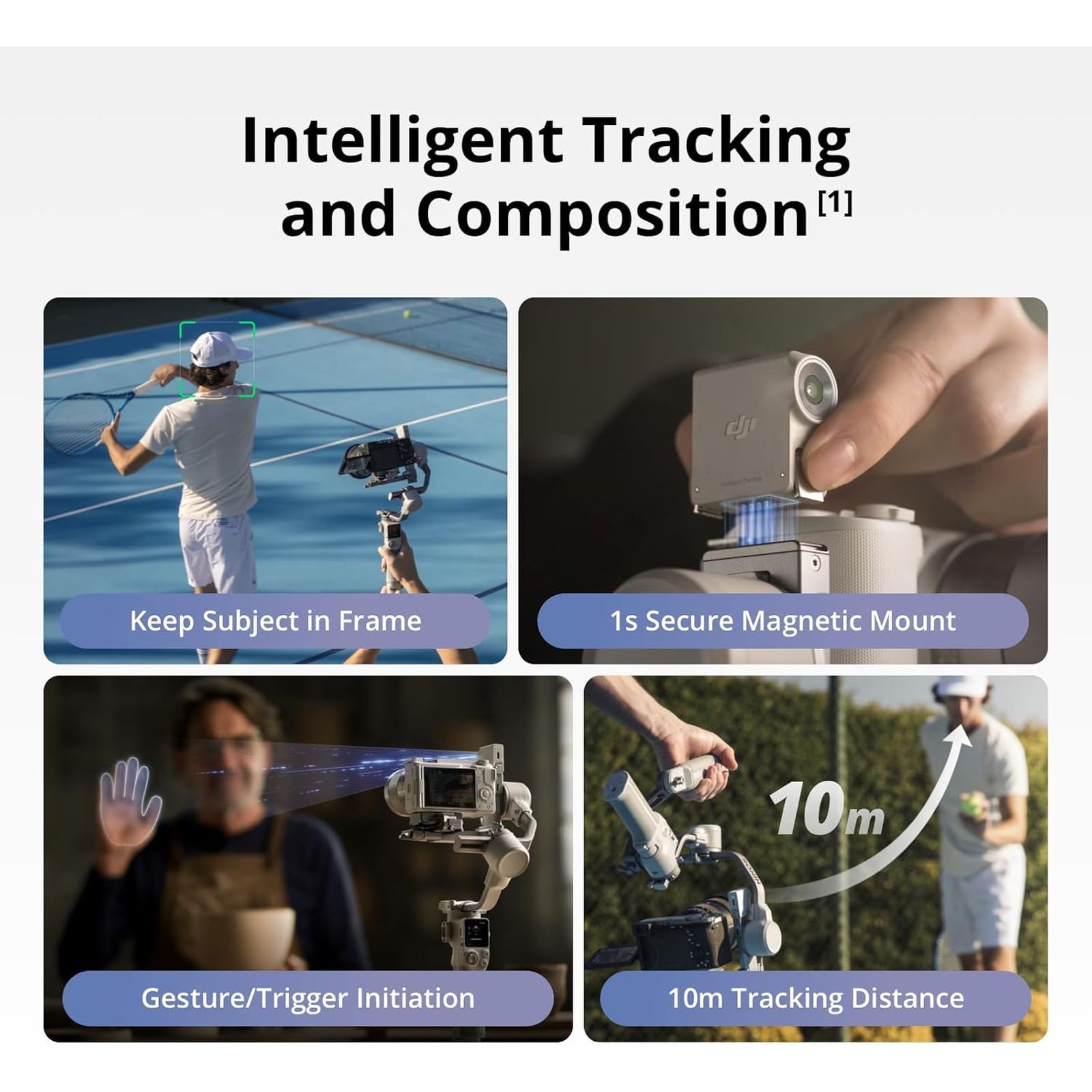 DJI RS 4 Mini 3-Axis Gimble for Mobile and Camera (Intelligent Tracking, Grey)_7