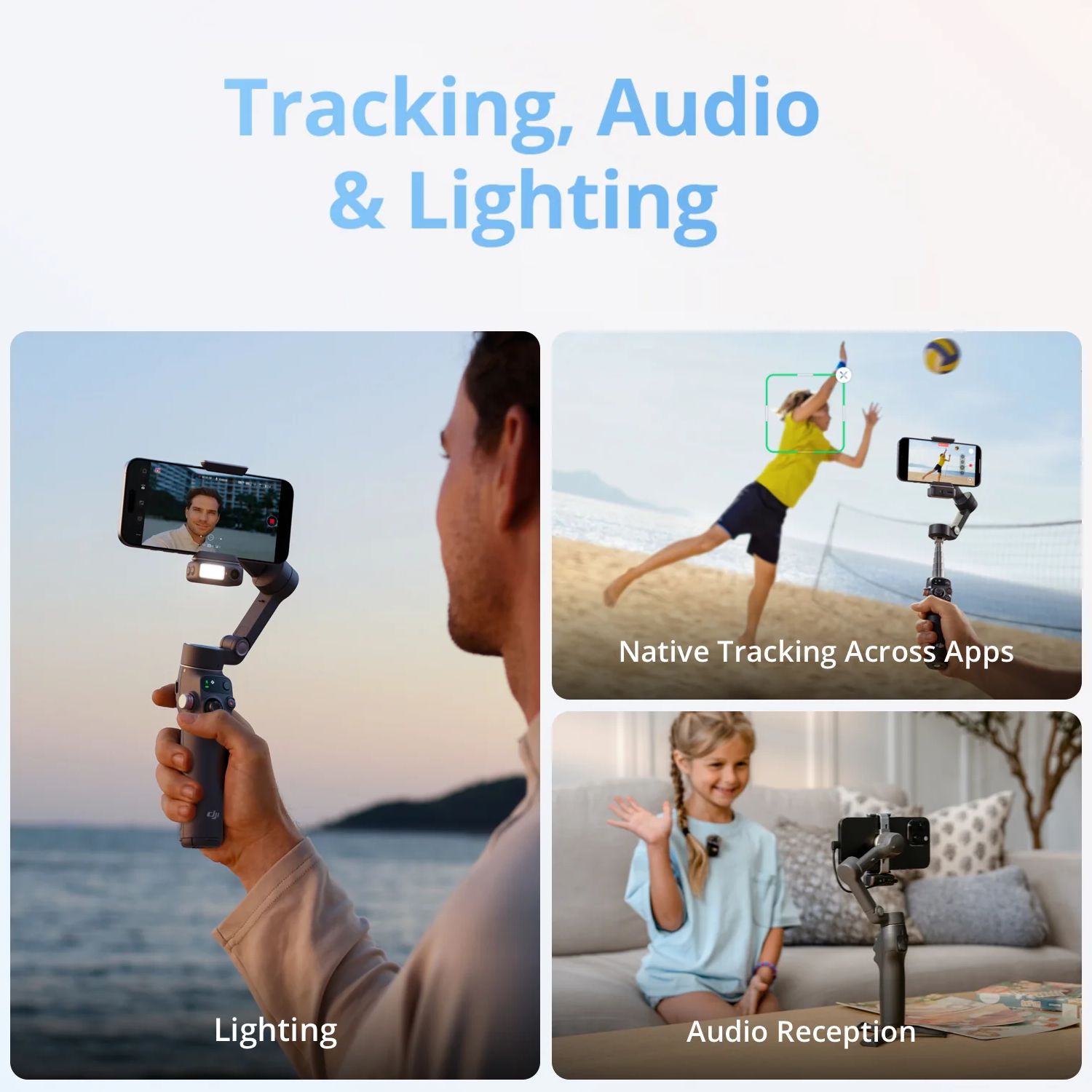 DJI OSMO 8 3-Axis Gimble for Mobile (Active Track 7.0, Black)_16