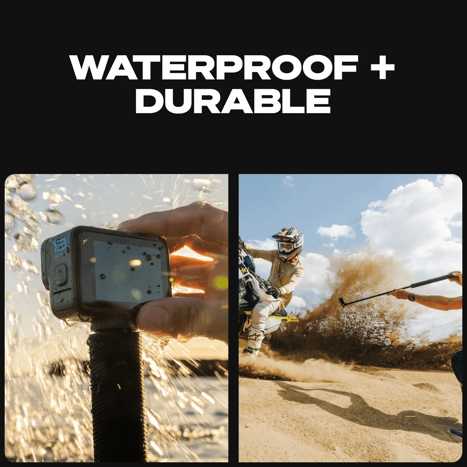 GoPro 9 Feet Extension Pole Finger Mount Adapter for Camera (Invisible-Pole Shots, Black)_20