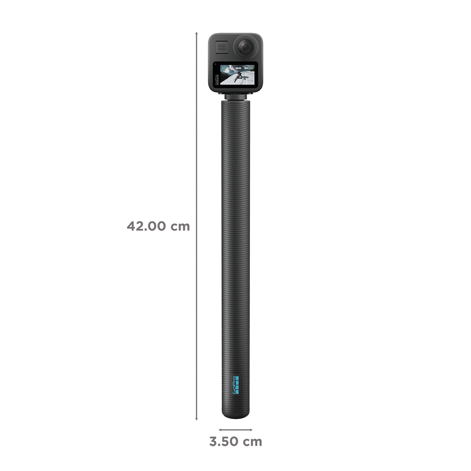 GoPro 9 Feet Extension Pole Finger Mount Adapter for Camera (Invisible-Pole Shots, Black)_2