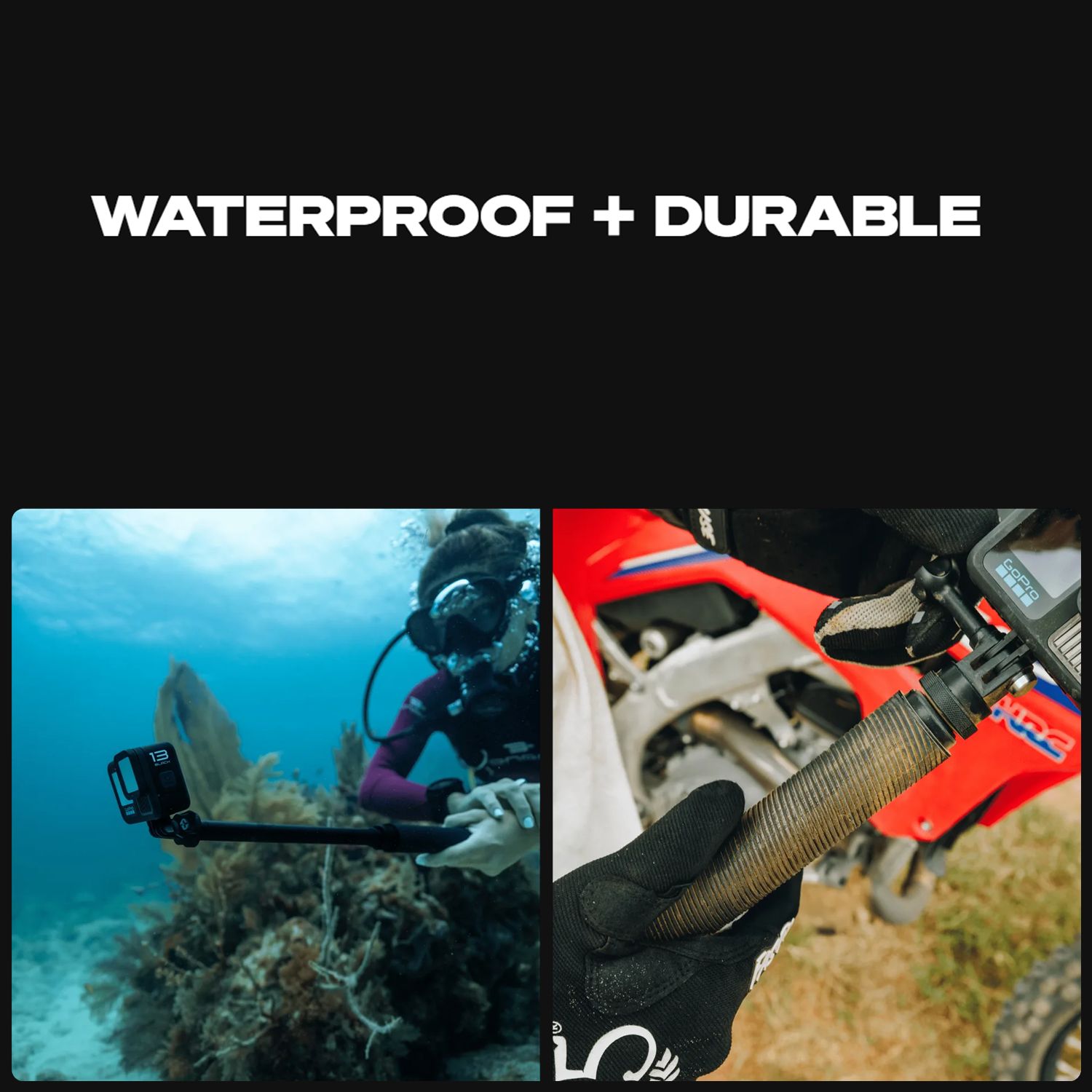 GoPro 4 Feet Extension Pole Finger Mount Adapter for Camera (Invisible 360 Grip, Black) GoPro 4 Feet Extension Pole Finger Mount Adapter for Camera (Invisible 360 Grip, Black)_20