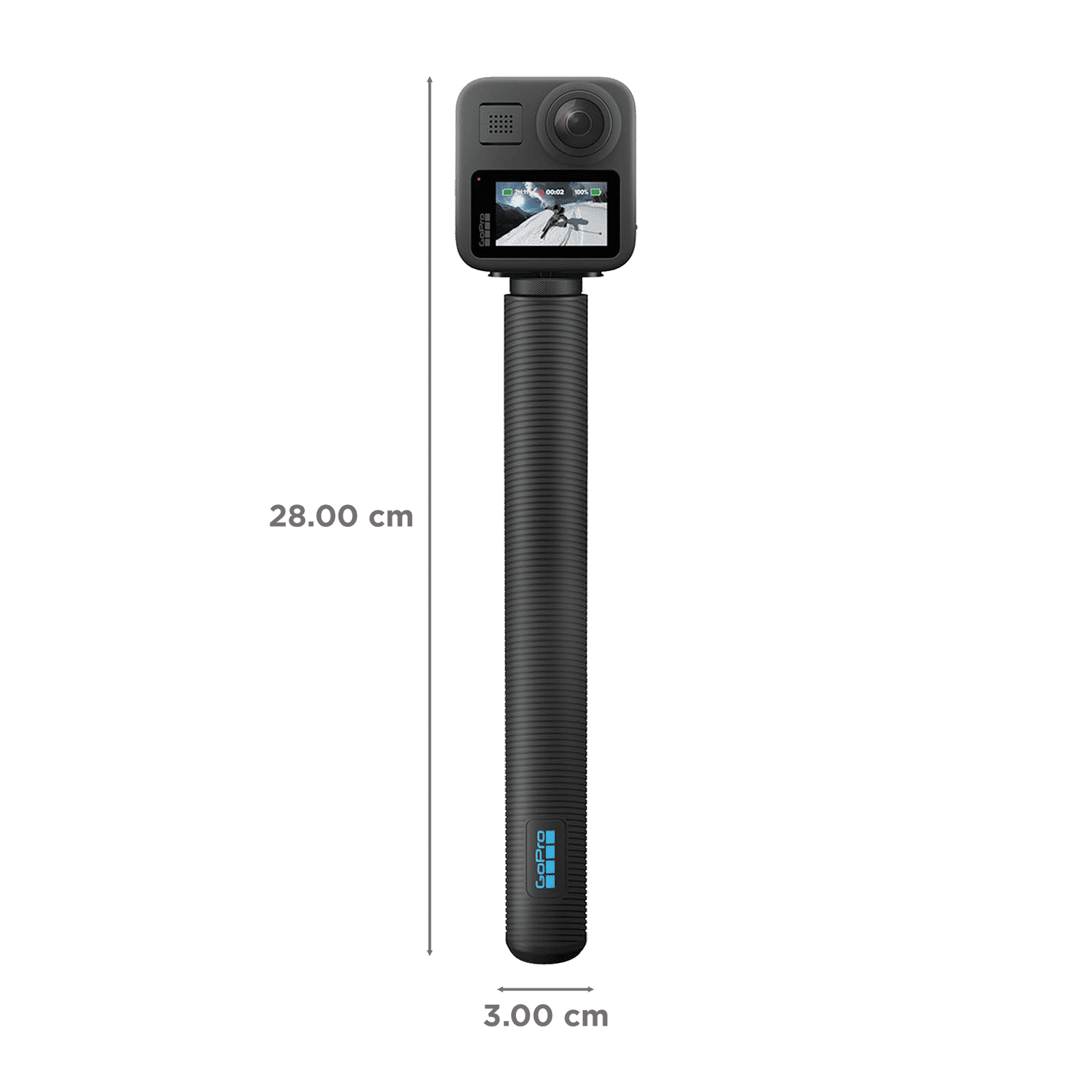 GoPro 4 Feet Extension Pole Finger Mount Adapter for Camera (Invisible 360 Grip, Black) GoPro 4 Feet Extension Pole Finger Mount Adapter for Camera (Invisible 360 Grip, Black)_3