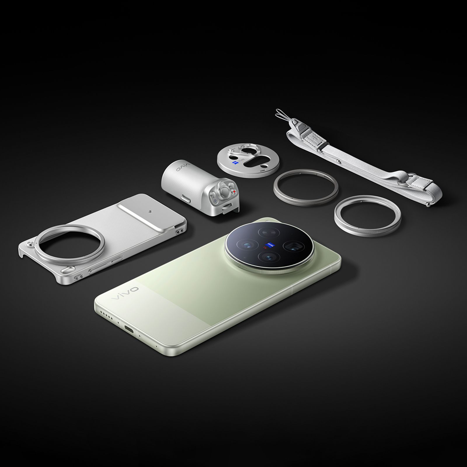 vivo X300 Ultra Imaging Grip and Accessories for vivo X300 Ultra (LED Indicator, Silver) vivo X300 Ultra Imaging Grip and Accessories for vivo X300 Ultra (LED Indicator, Silver)_1
