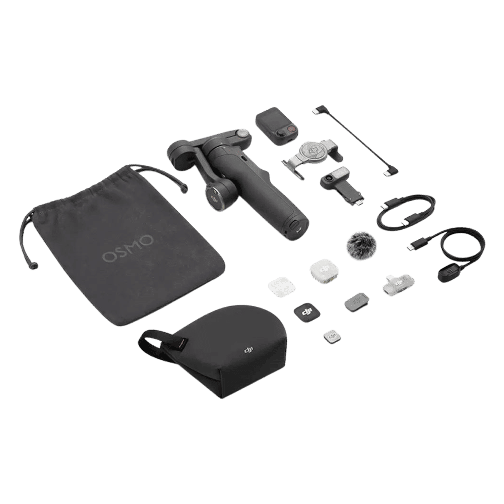 DJI 8P Creatore Combo 3-Axis Gimble for Mobile (Enhanced ActiveTrack 7.0, Black)_3