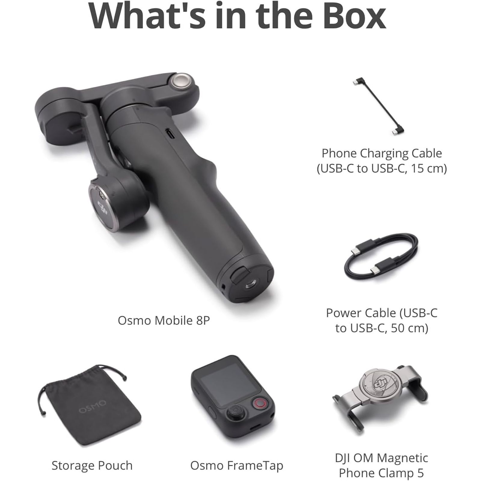 DJI 8P Standard 3-Axis Gimble for Mobile (Enhanced ActiveTrack 7.0, Black)_5