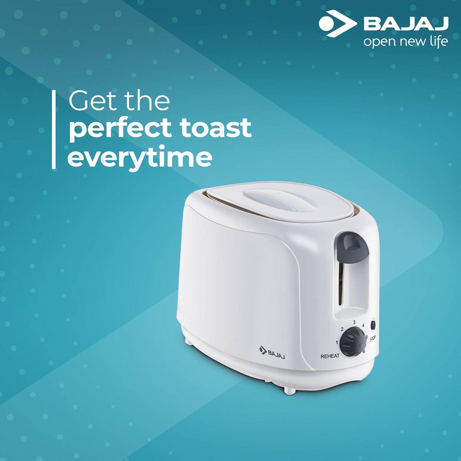 BAJAJ Majesty 750W 2 Slice Pop-Up Toaster with Slide Out Crumb Tray (White) BAJAJ Majesty 750W 2 Slice Pop-Up Toaster with Slide Out Crumb Tray (White)_17