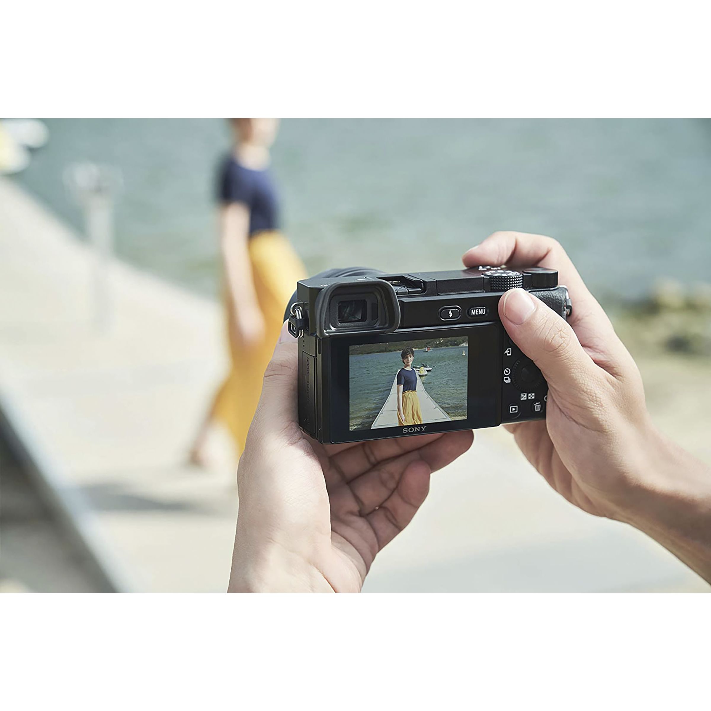 SONY Alpha 6100 24.2MP Mirrorless Camera (16-50 mm and 55-210 mm Lens, 23.5 x 15.6 mm Sensor, Tiltable LCD Screen)_15