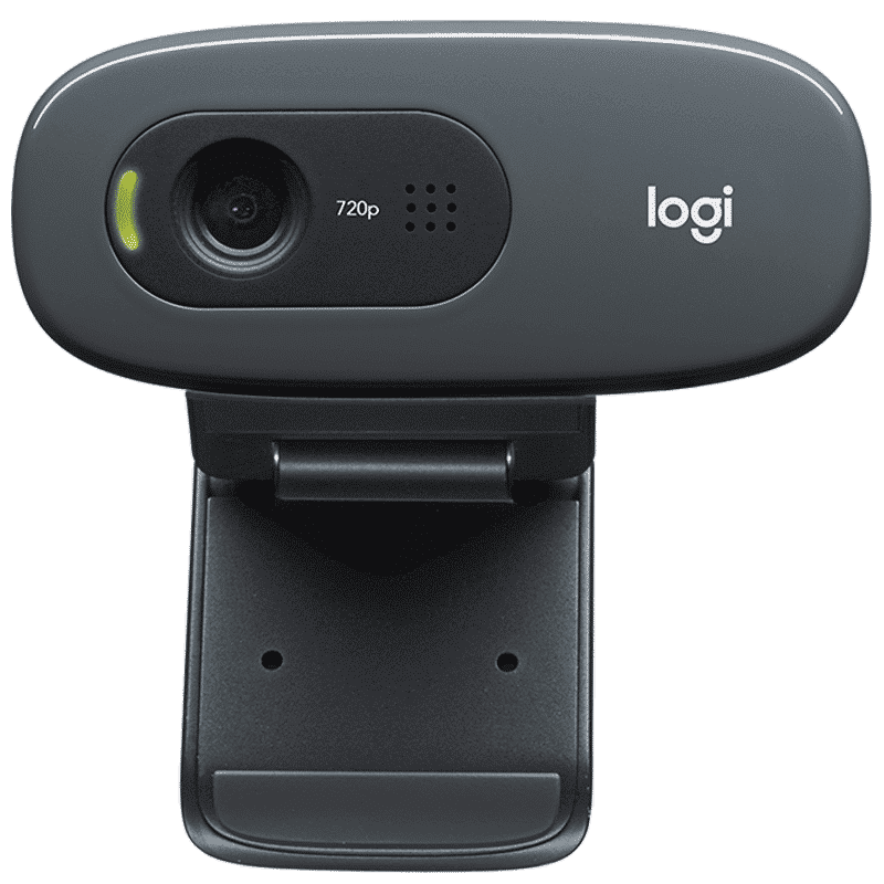 logitech HD Webcam (Plug and Play Video Calling, C270, Black)_2